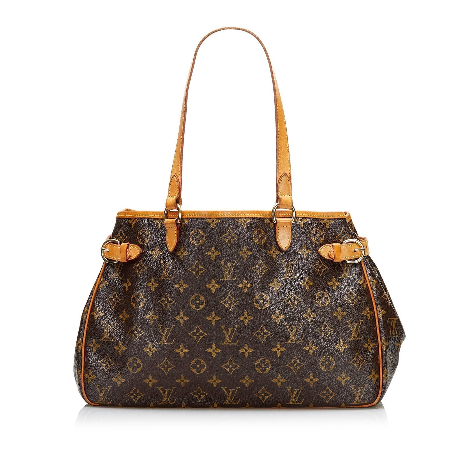Brown Louis Vuitton Monogram Batignolles Horizontal Tote Bag | AlmaBagz - Image 11