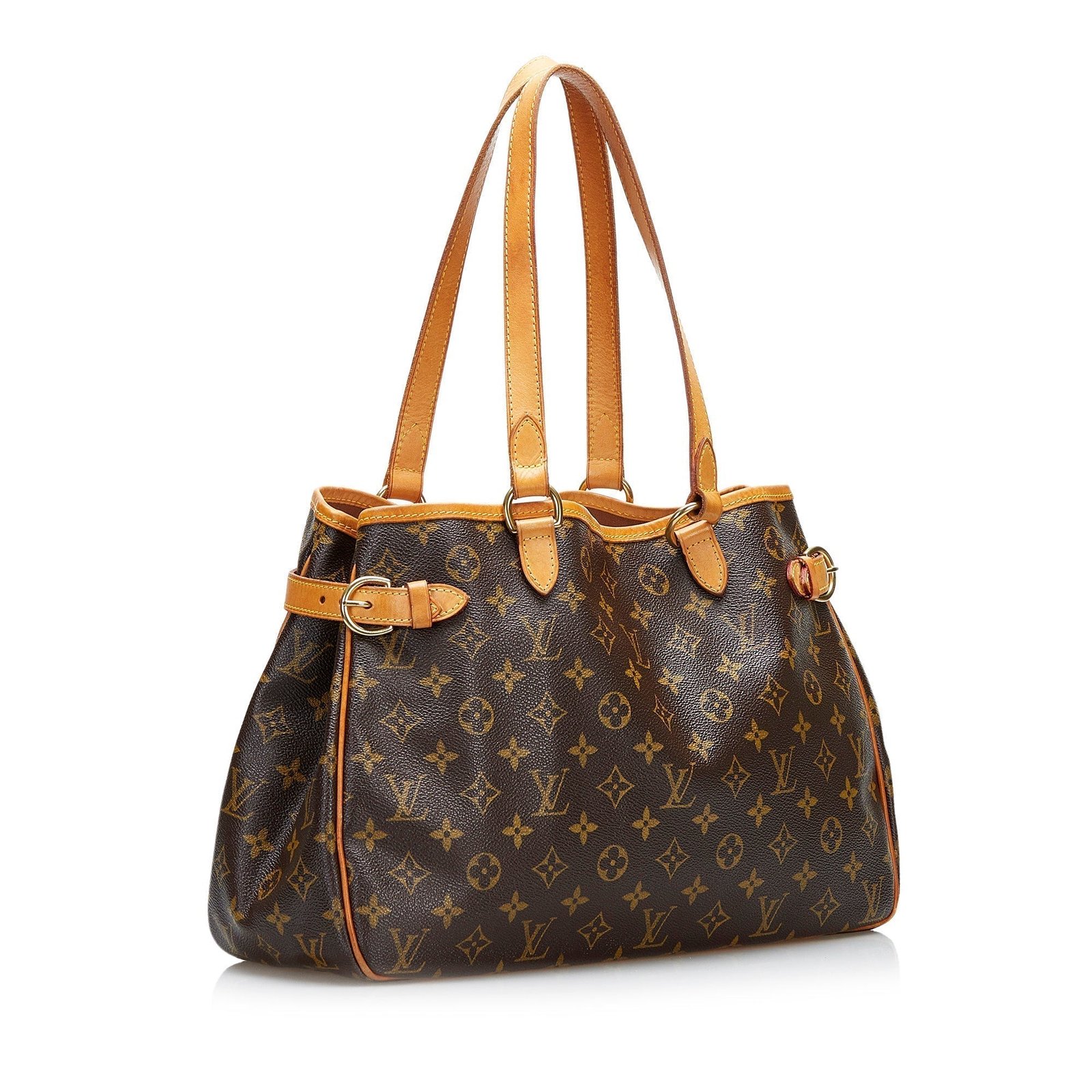 Brown Louis Vuitton Monogram Batignolles Horizontal Tote Bag | AlmaBagz