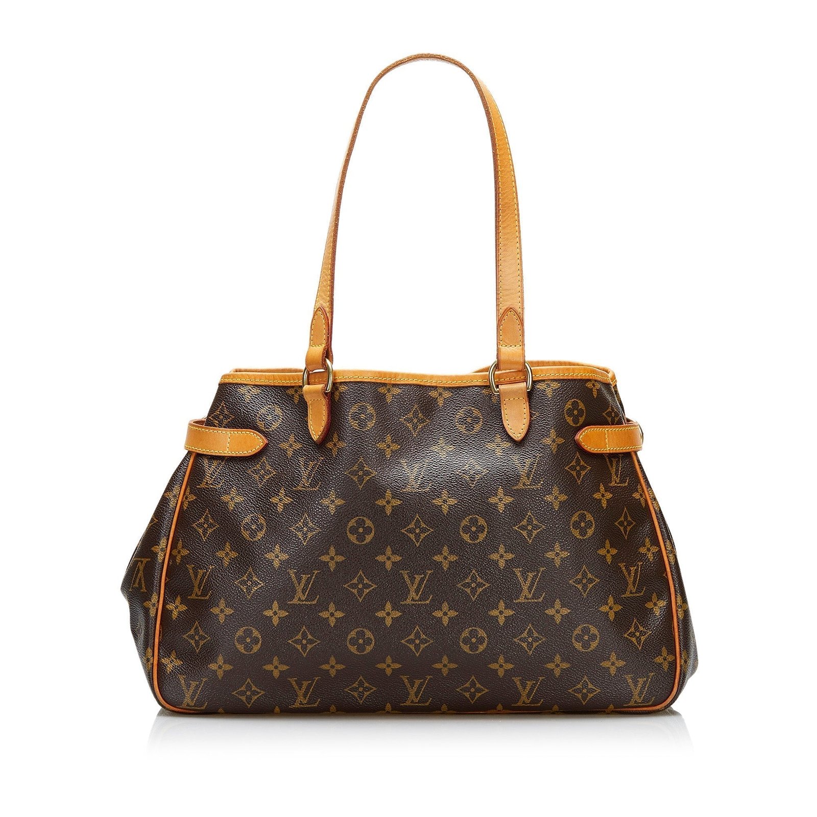 Brown Louis Vuitton Monogram Batignolles Horizontal Tote Bag | AlmaBagz - Image 2