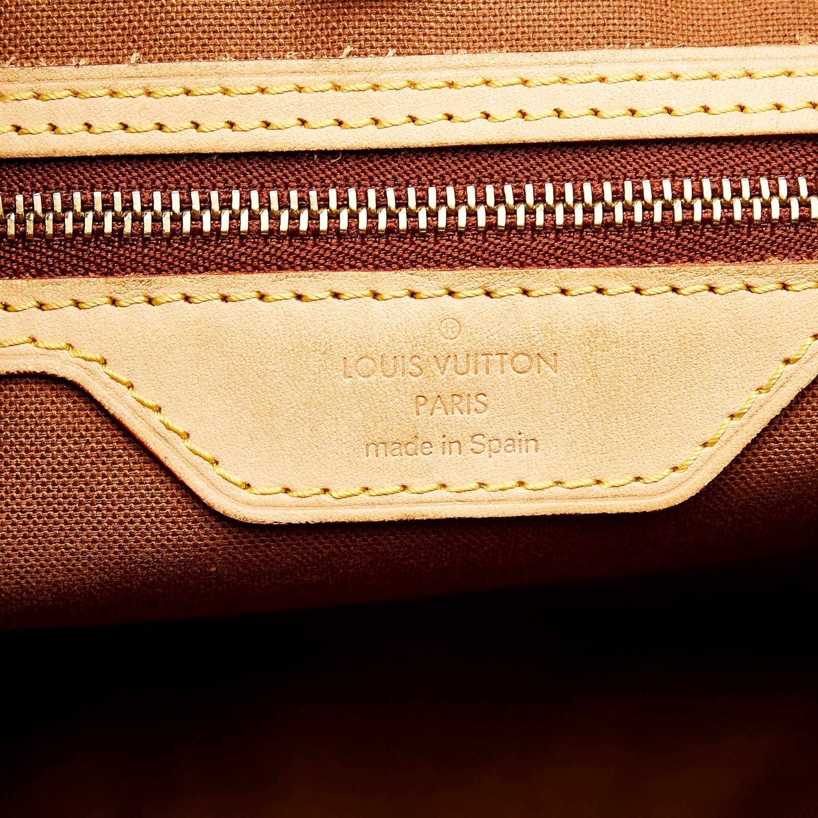 Brown Louis Vuitton Monogram Batignolles Horizontal Tote Bag | AlmaBagz - Image 5