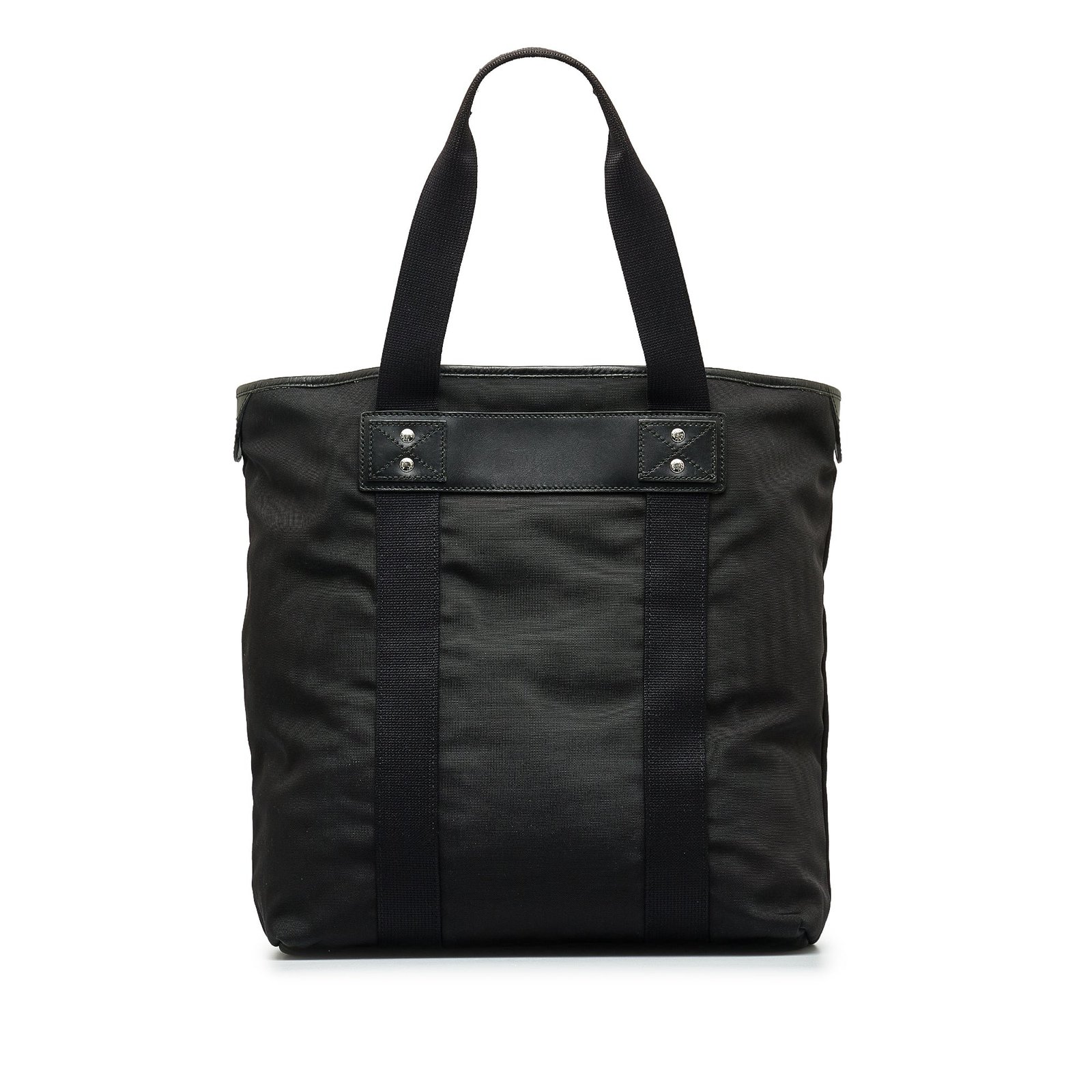 Black Gucci Web Nylon Tote | AlmaBagz - Image 2