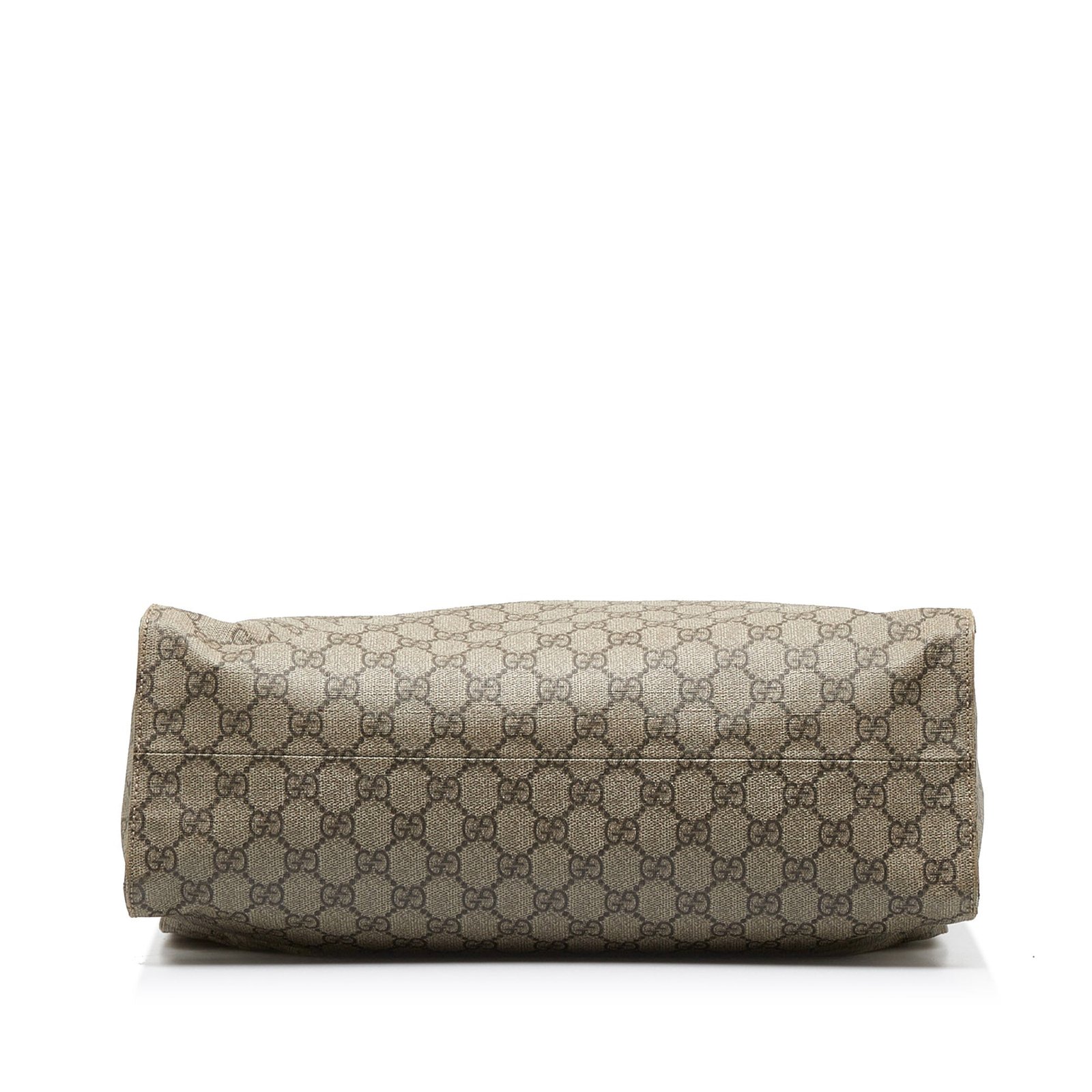 Brown Gucci GG Supreme Neo Vintage Soft Tote Satchel | AlmaBagz - Image 3