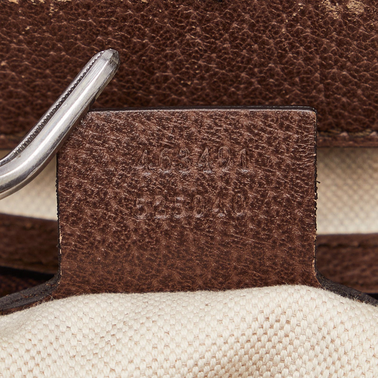 Brown Gucci GG Supreme Neo Vintage Soft Tote Satchel | AlmaBagz - Image 6