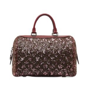 Burgundy Louis Vuitton Monogram Sunshine Express Speedy 30 Boston Bag | AlmaBagz