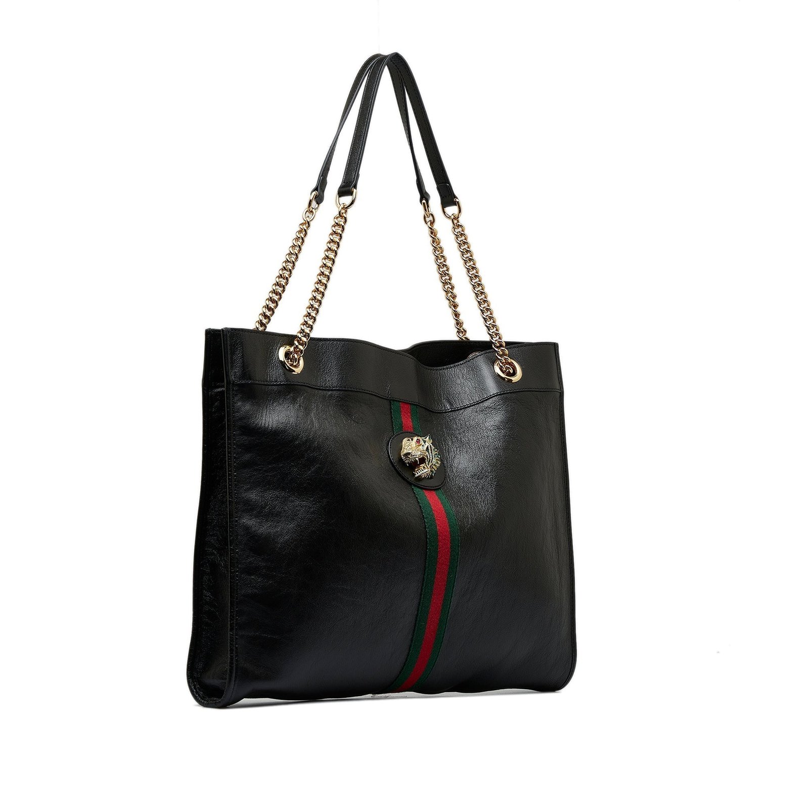 Black Gucci Large Rajah Tote Bag | AlmaBagz