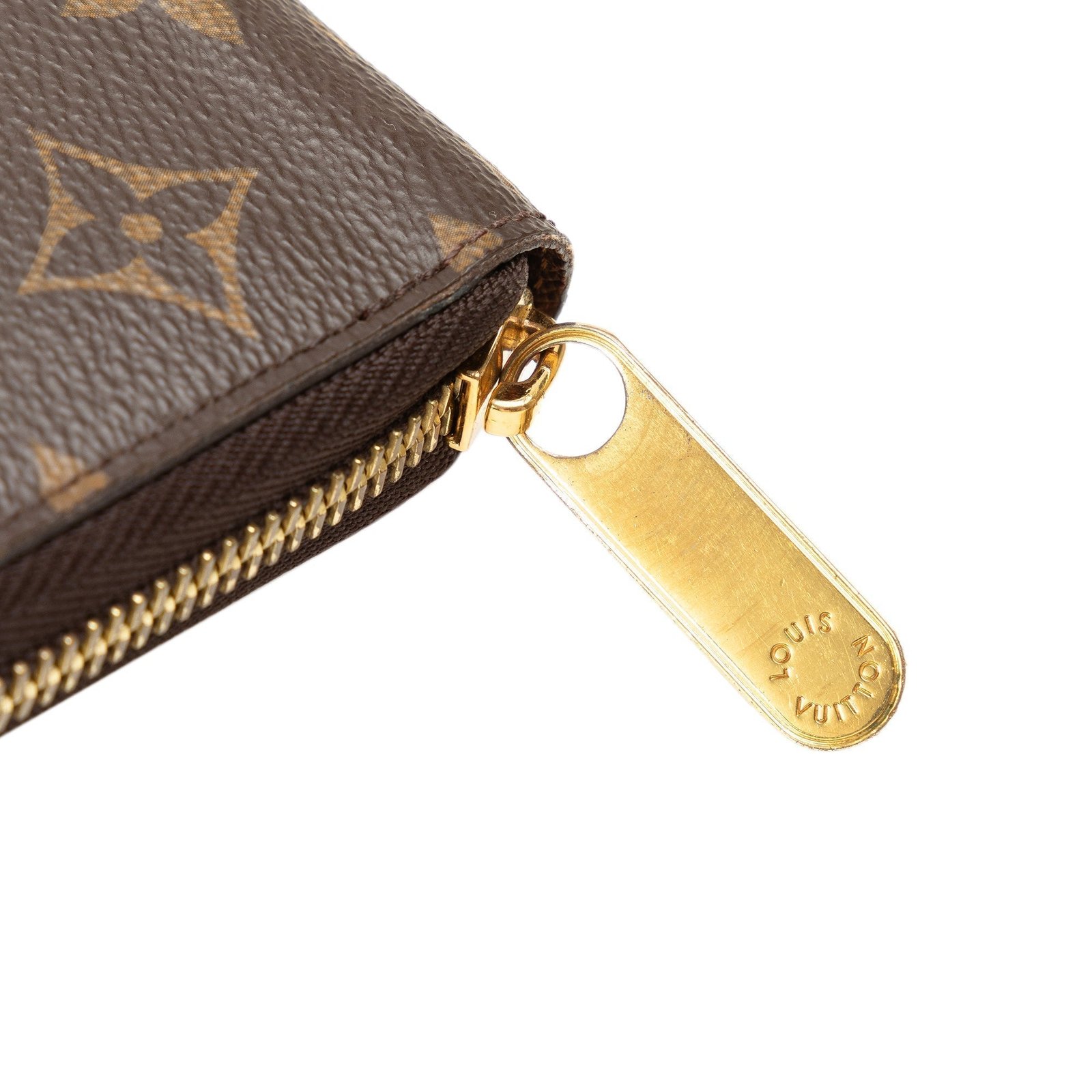 Brown Louis Vuitton Monogram Zippy Wallet | AlmaBagz - Image 10