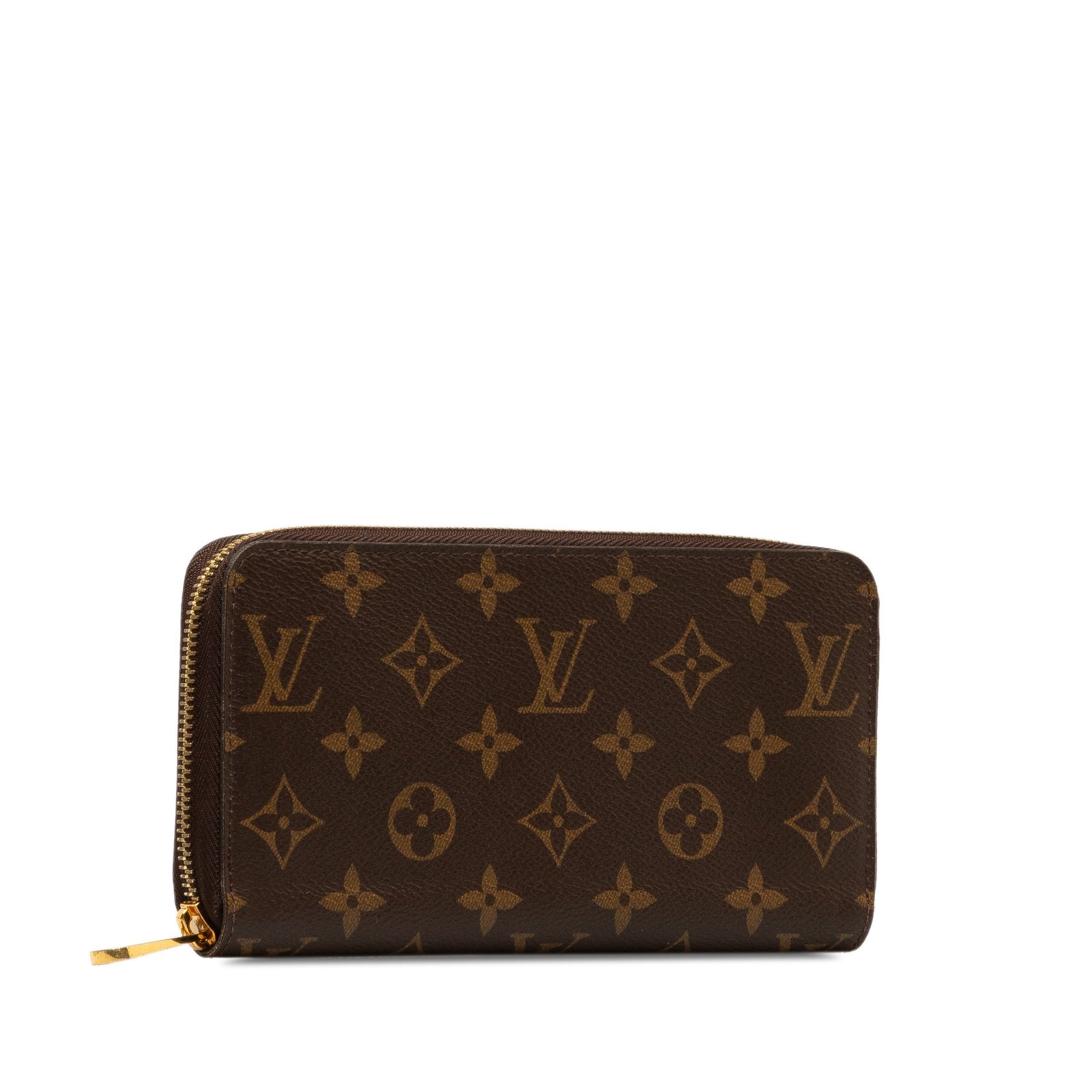 Brown Louis Vuitton Monogram Zippy Wallet | AlmaBagz - Image 2