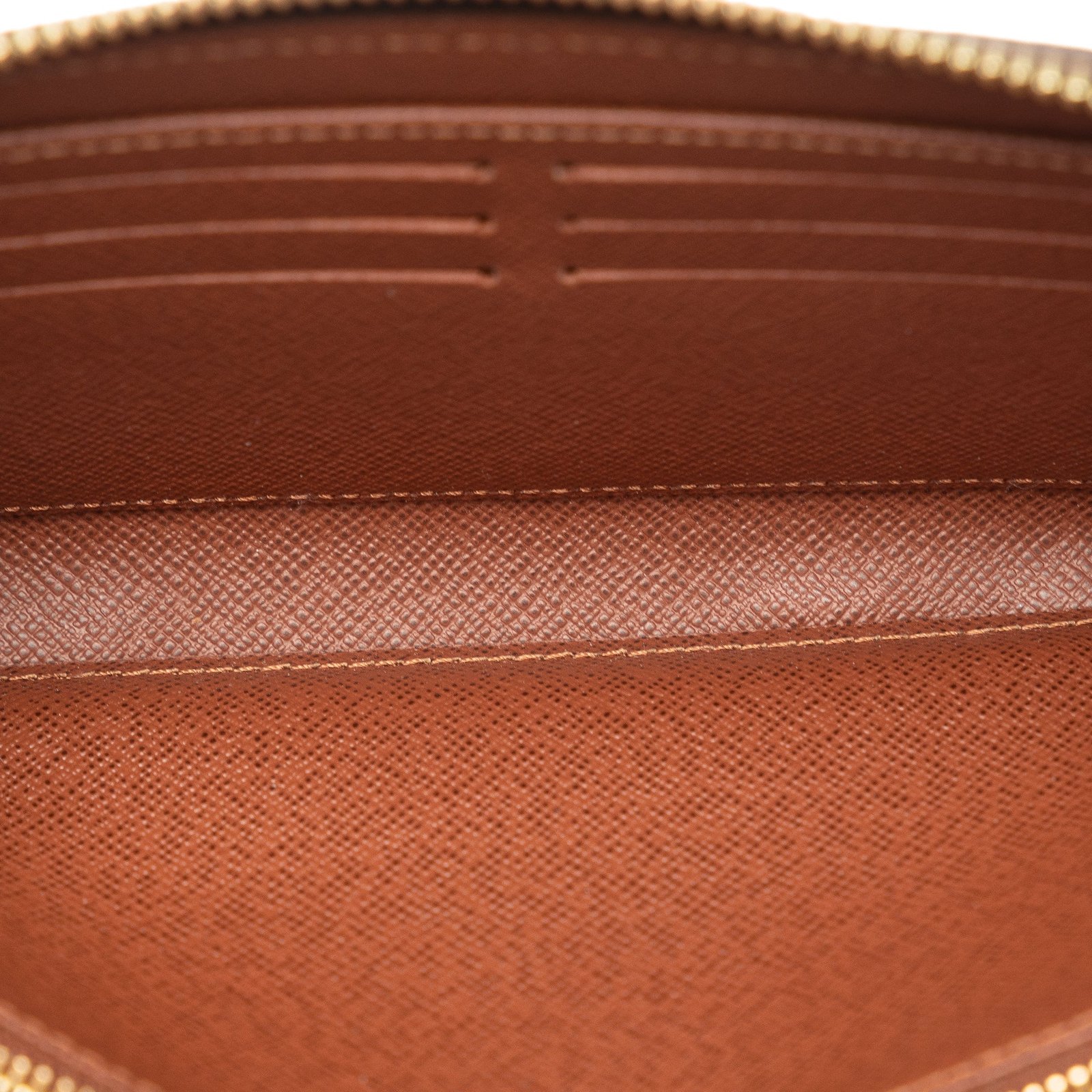 Brown Louis Vuitton Monogram Zippy Wallet | AlmaBagz - Image 5