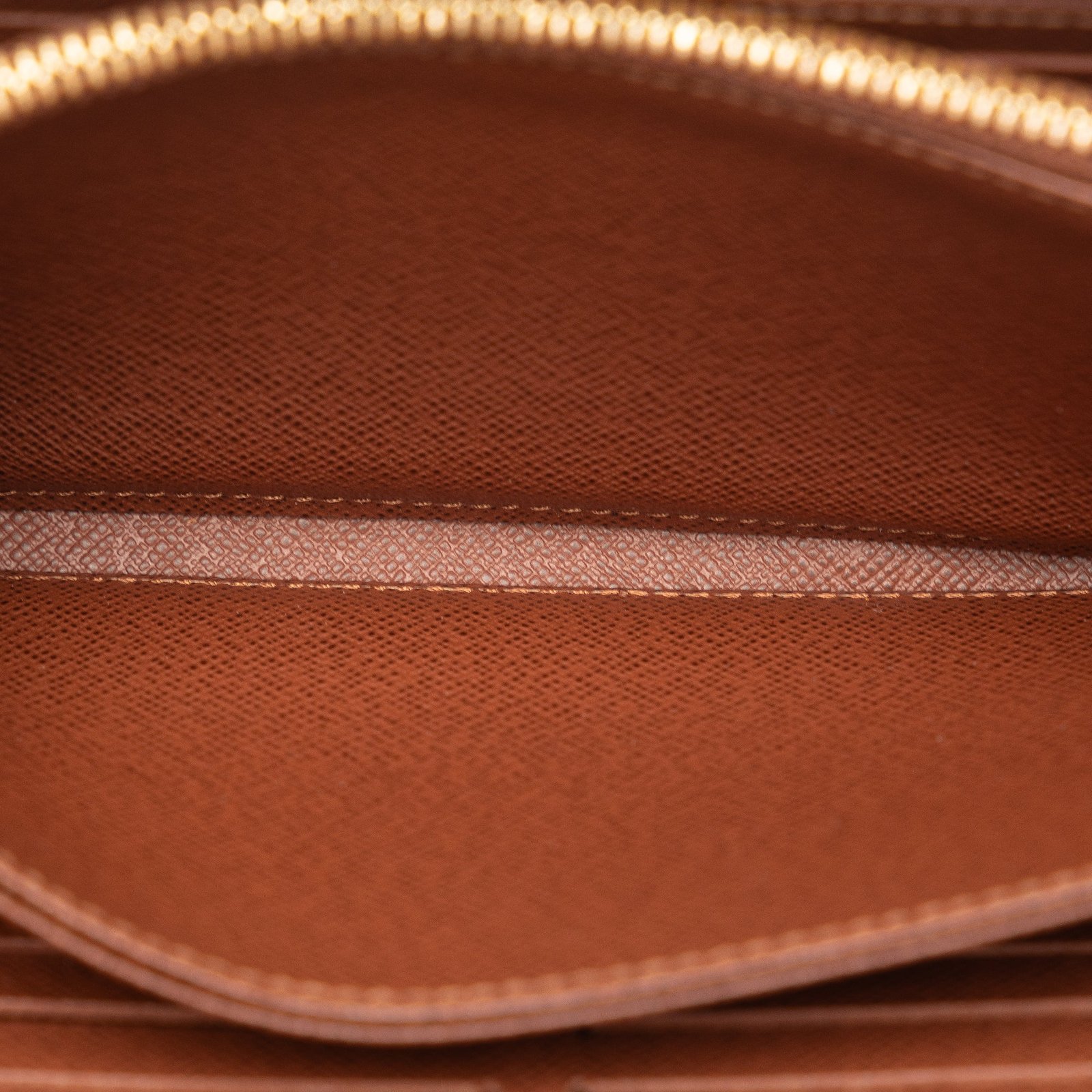 Brown Louis Vuitton Monogram Zippy Wallet | AlmaBagz - Image 6