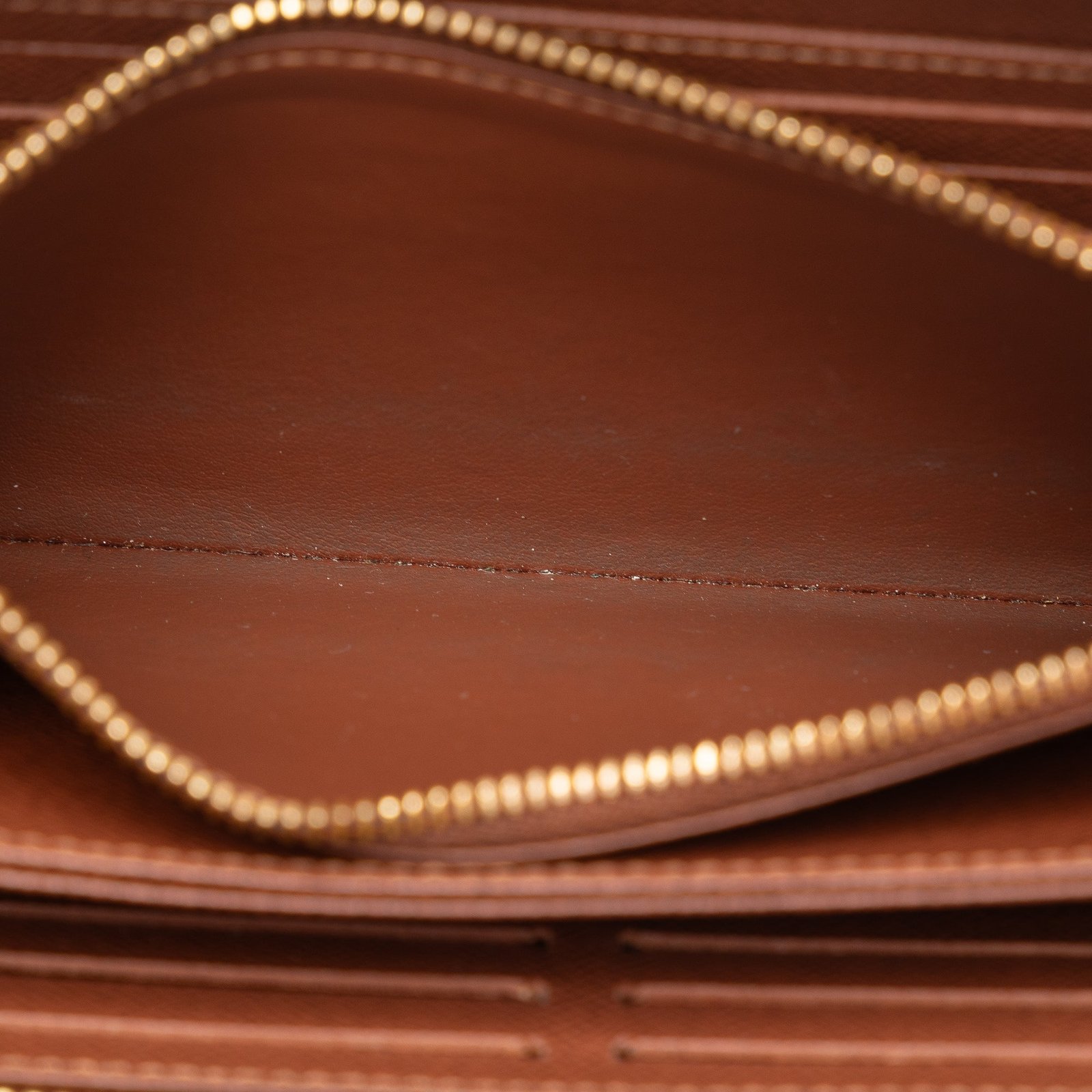 Brown Louis Vuitton Monogram Zippy Wallet | AlmaBagz - Image 7
