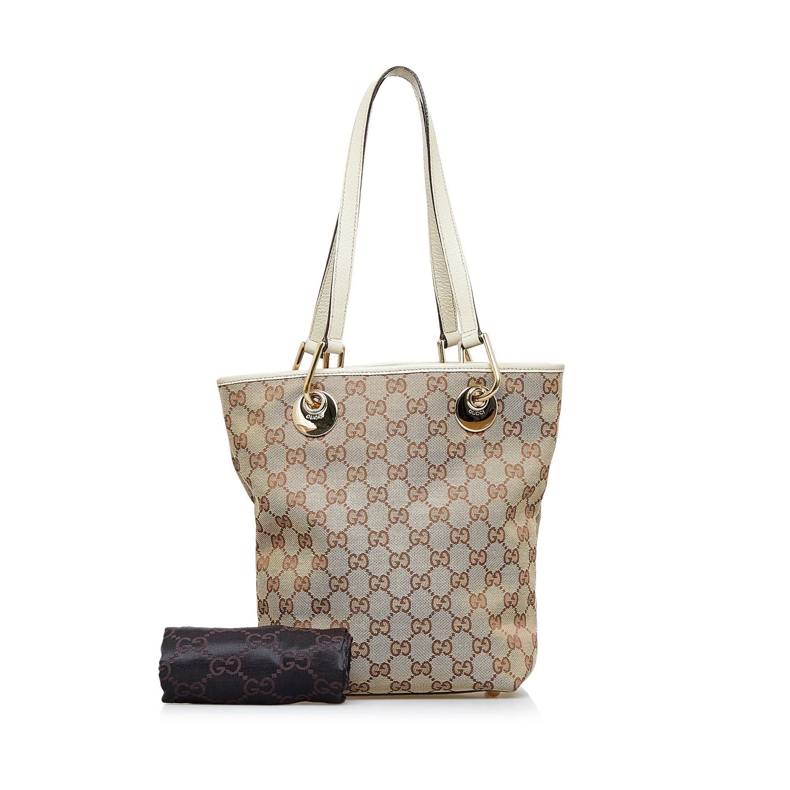 Brown Gucci GG Canvas Eclipse Tote Bag | AlmaBagz - Image 9