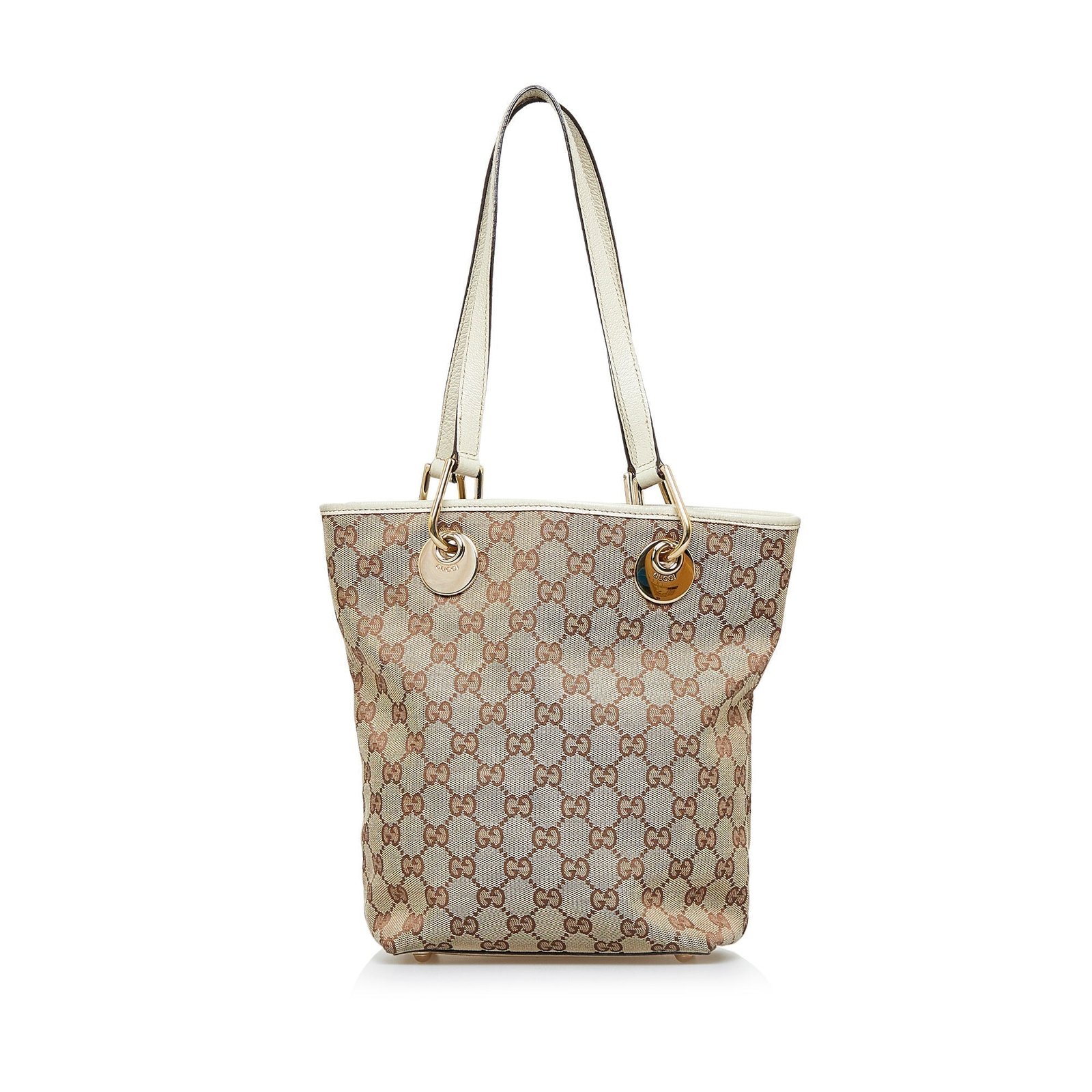 Brown Gucci GG Canvas Eclipse Tote Bag | AlmaBagz - Image 2