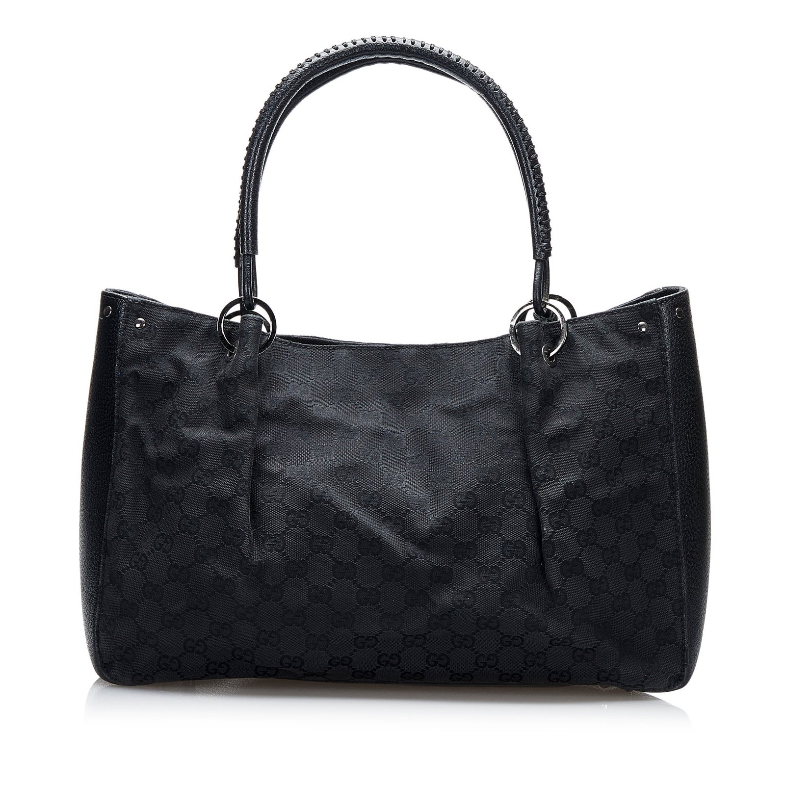 Black Gucci GG Canvas Tote Bag | AlmaBagz - Image 11