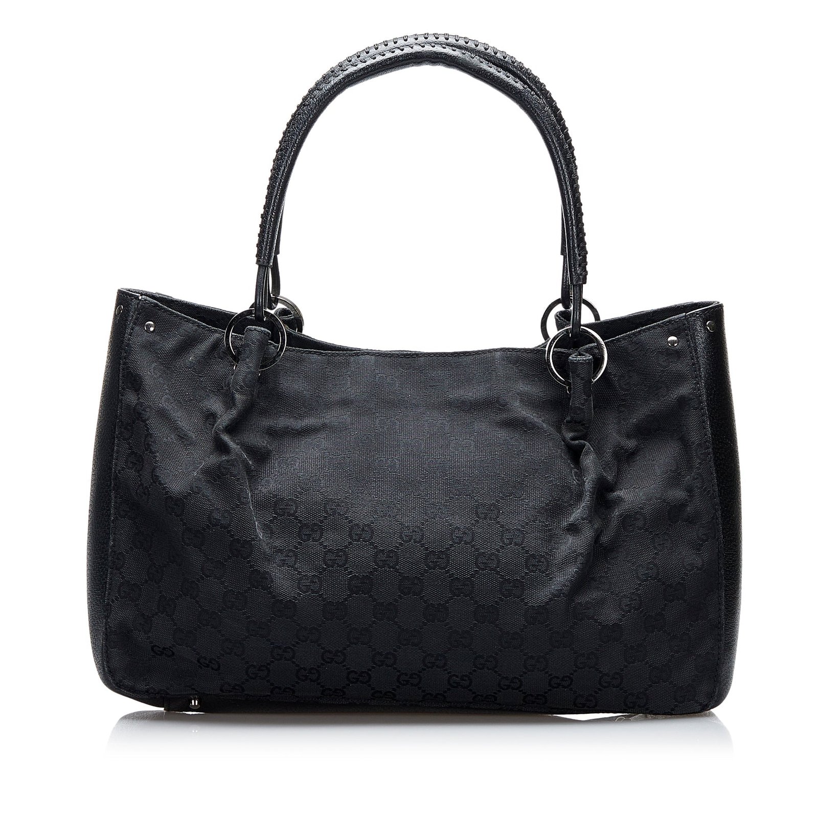 Black Gucci GG Canvas Tote Bag | AlmaBagz - Image 2