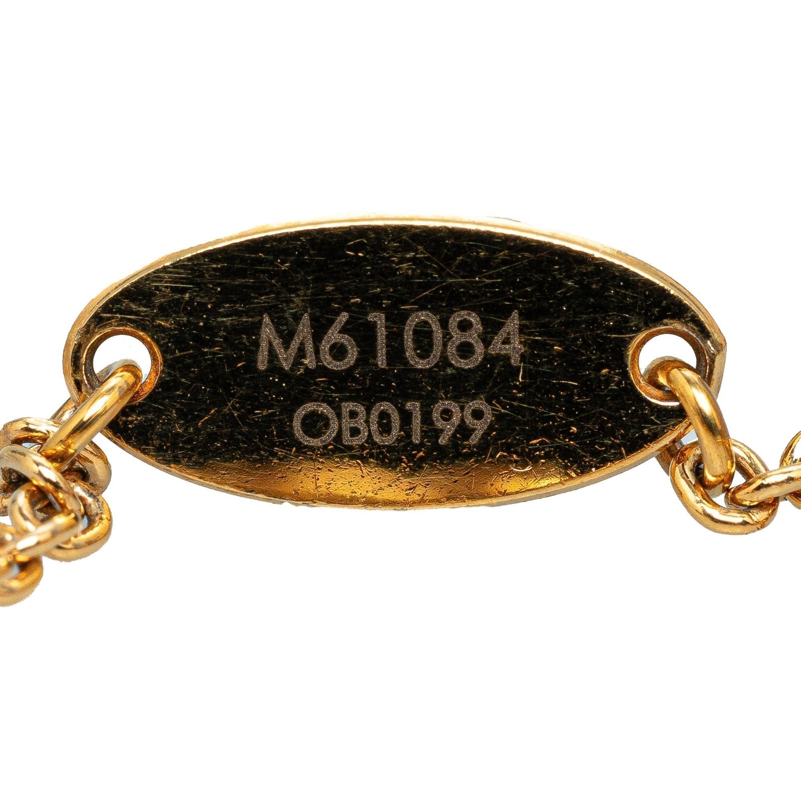 Gold Louis Vuitton Essential V Bracelet | AlmaBagz - Image 3