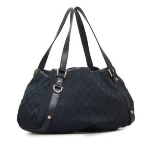 Black Gucci GG Canvas Abbey D-Ring Tote | AlmaBagz