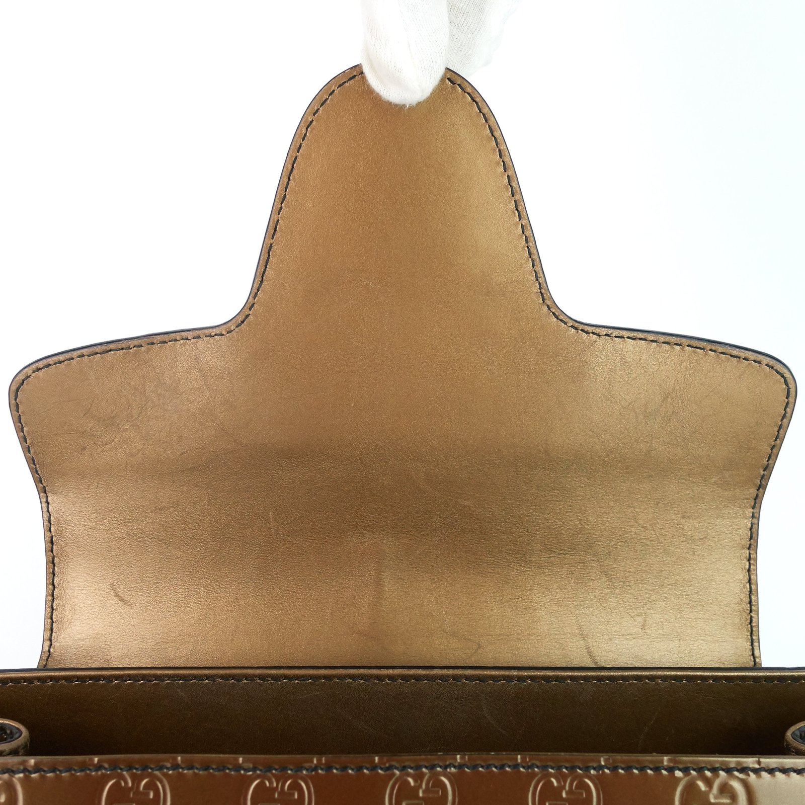 Emily Large Guccissima Patent Leather Bag | AlmaBagz - Image 5