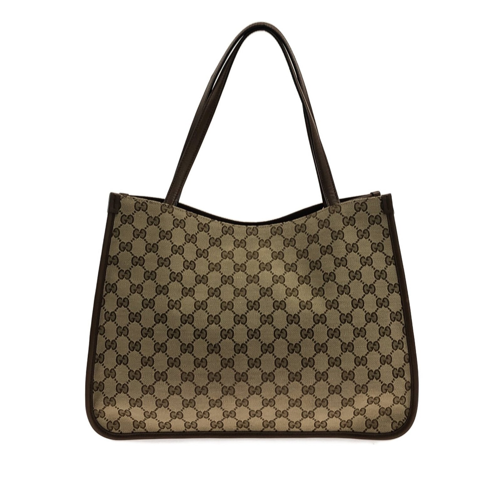 Brown Gucci GG Canvas Horsebit 1955 Tote Bag | AlmaBagz - Image 2