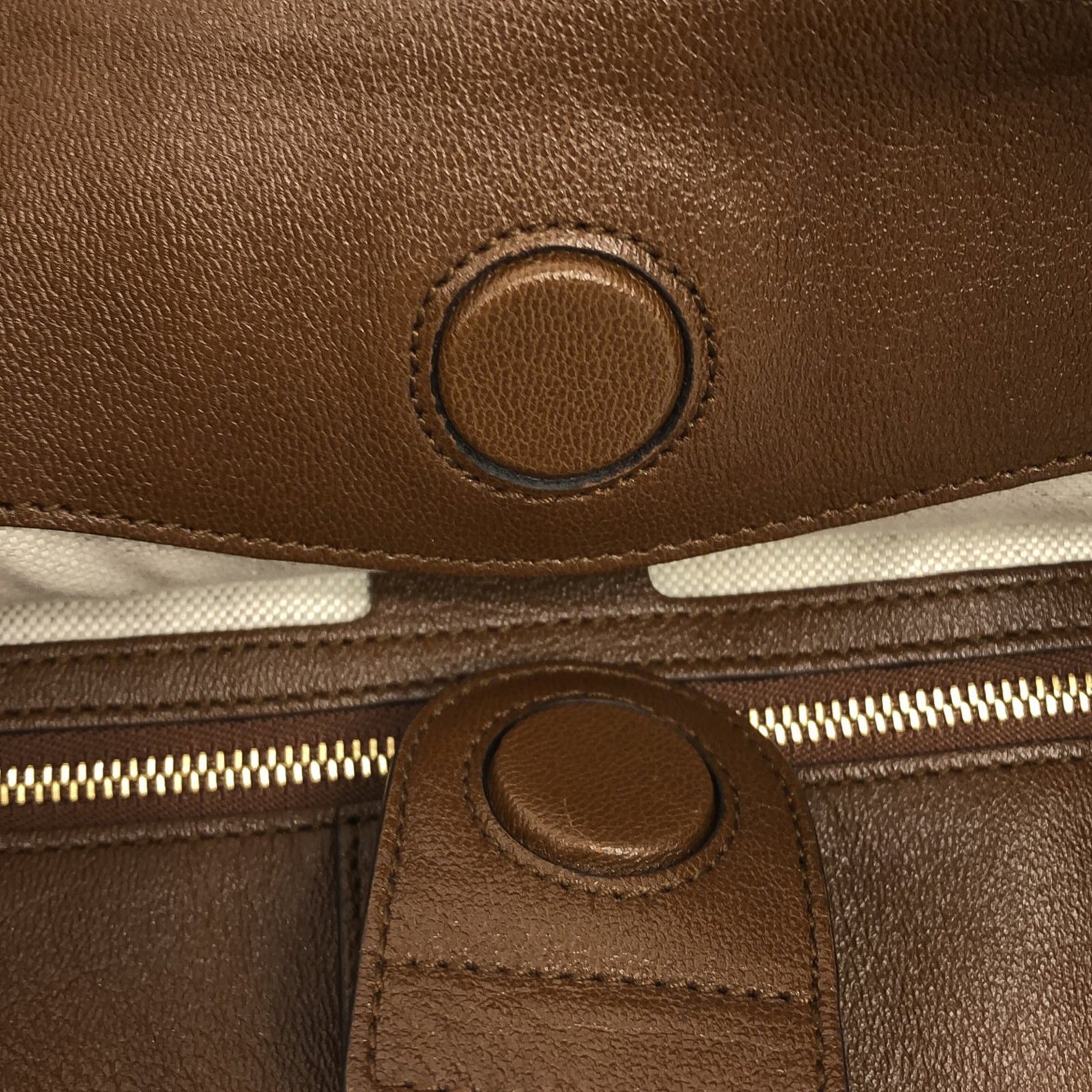 Brown Gucci GG Canvas Horsebit 1955 Tote Bag | AlmaBagz - Image 6