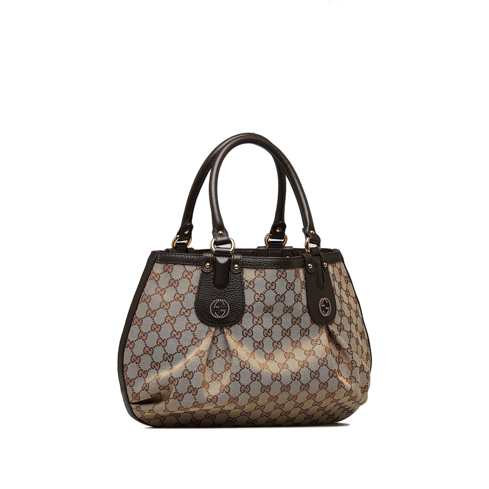 Brown Gucci GG Canvas Tote Bag | AlmaBagz