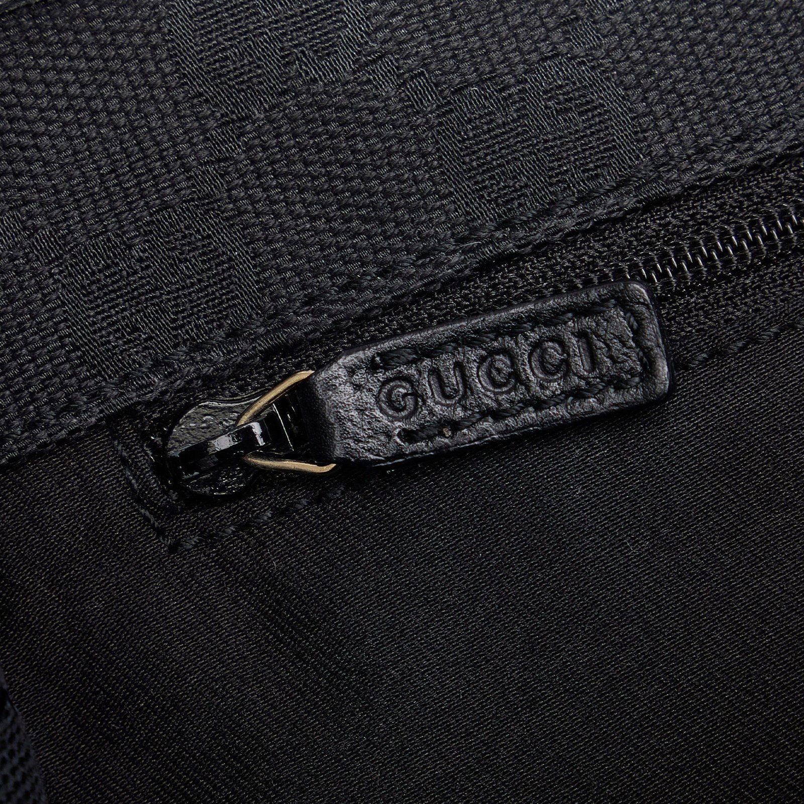 Black Gucci Leather Abbey Tote | AlmaBagz - Image 12