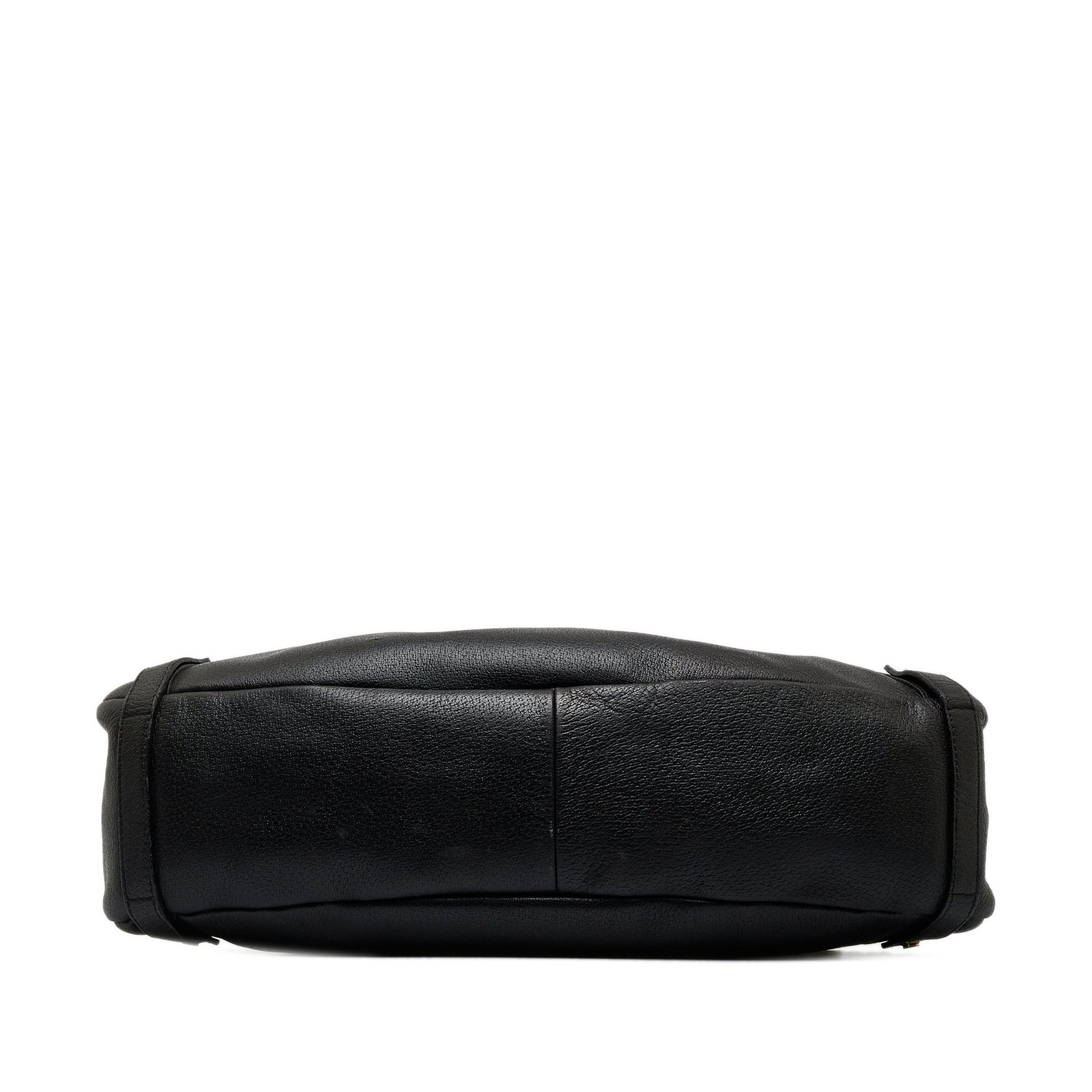 Black Gucci Leather Abbey Tote | AlmaBagz - Image 3