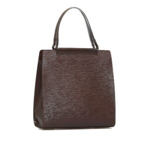 Brown Louis Vuitton Epi Figari MM Tote Bag | AlmaBagz