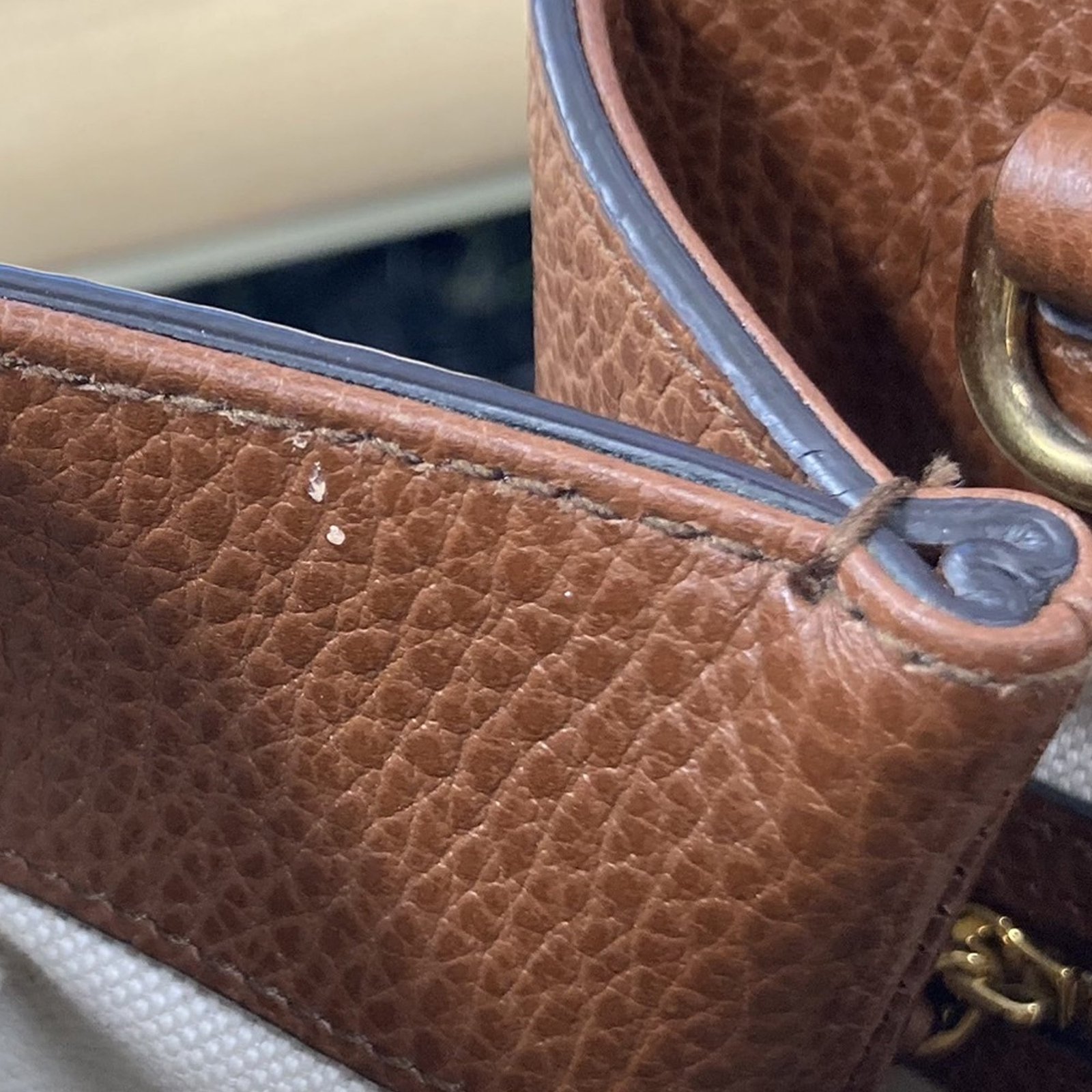 Blue Gucci Medium GG Denim Jackie 1961 Tote Satchel | AlmaBagz - Image 15