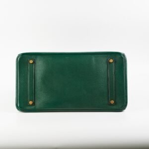 Deal of the Week - Hermes Birkin 35 Ardennes Vert Anglais Stamp F Square | AlmaBagz