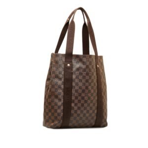 Brown Louis Vuitton Damier Ebene Cabas Beaubourg Tote Bag | AlmaBagz