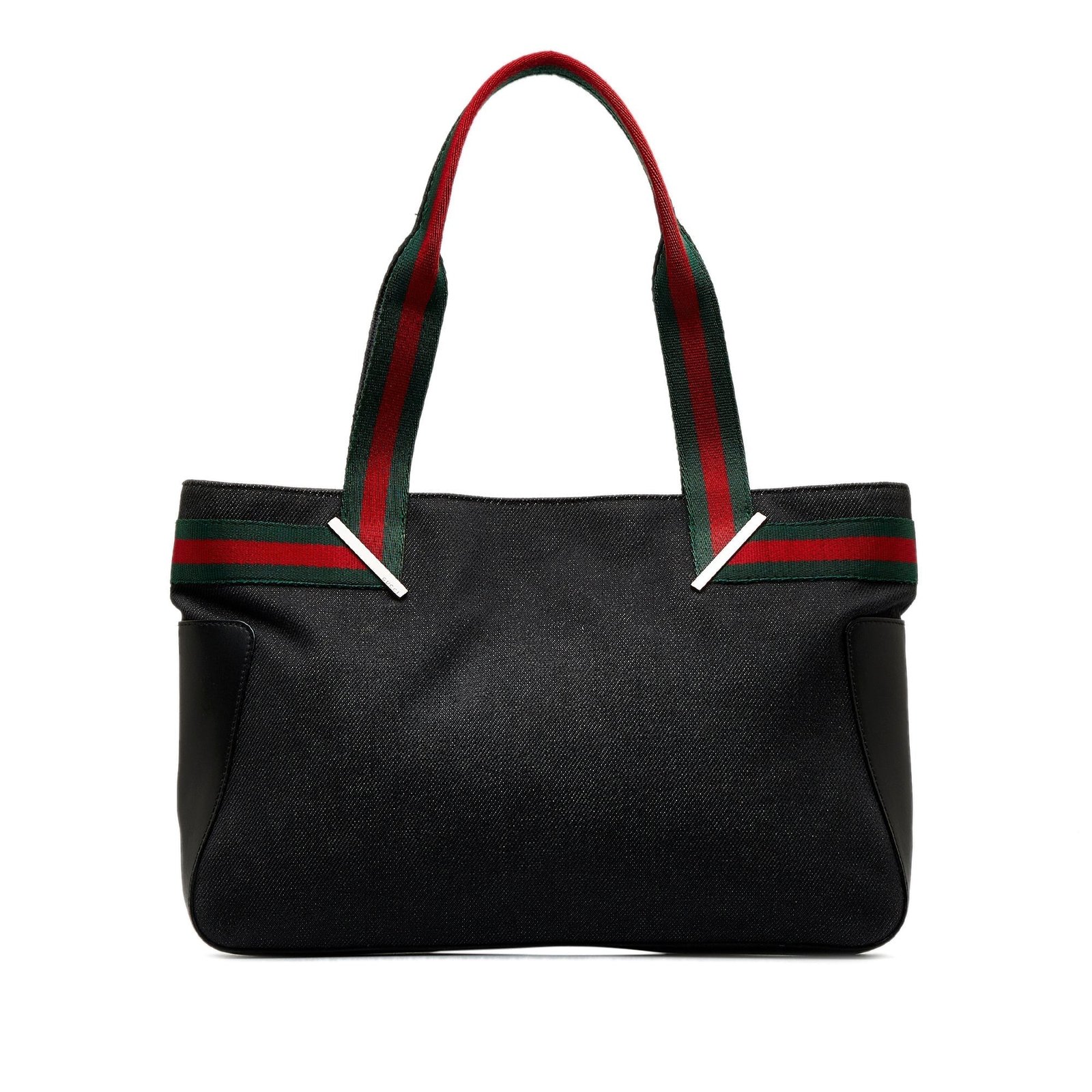 Black Gucci Web Tote | AlmaBagz - Image 11