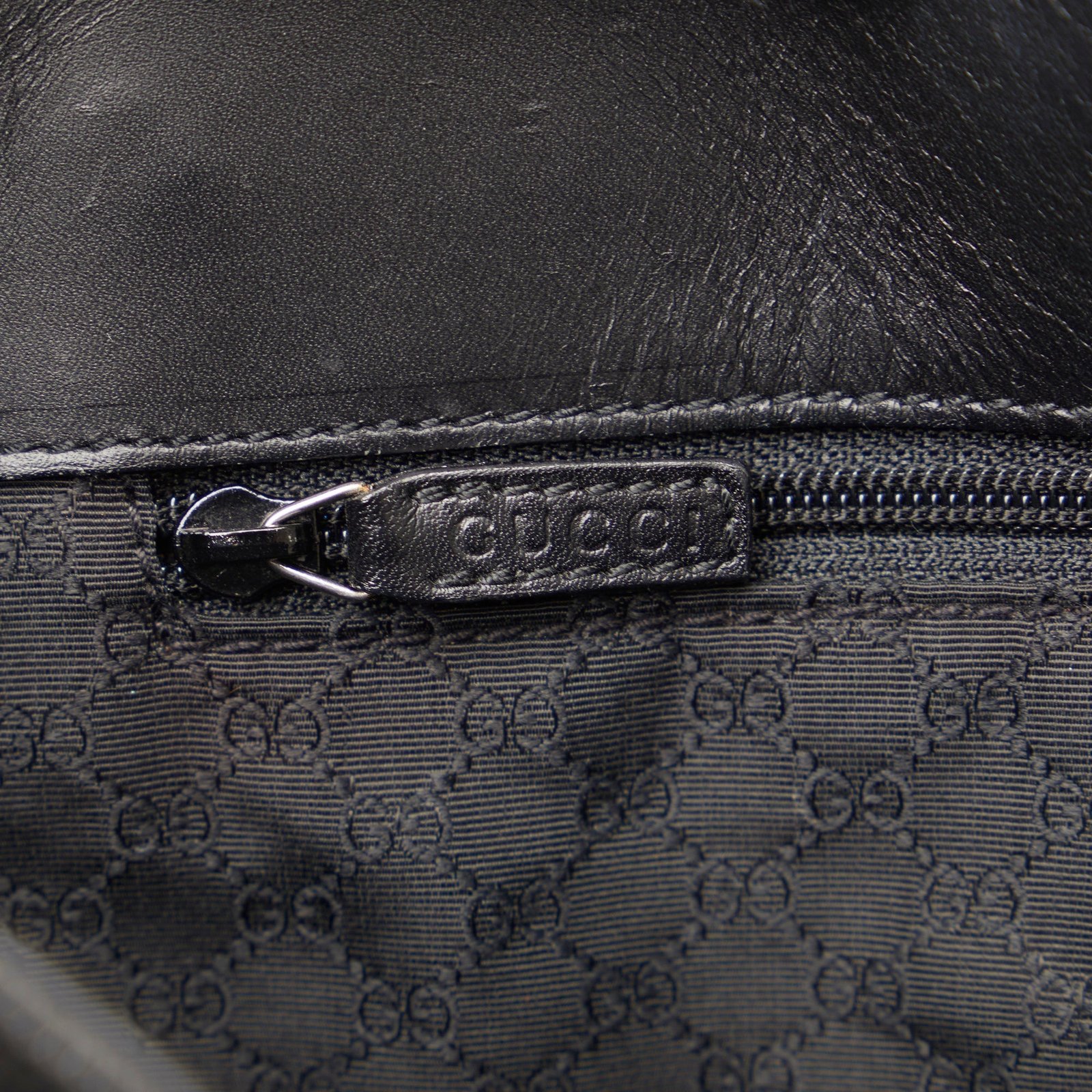 Black Gucci Web Tote | AlmaBagz - Image 7