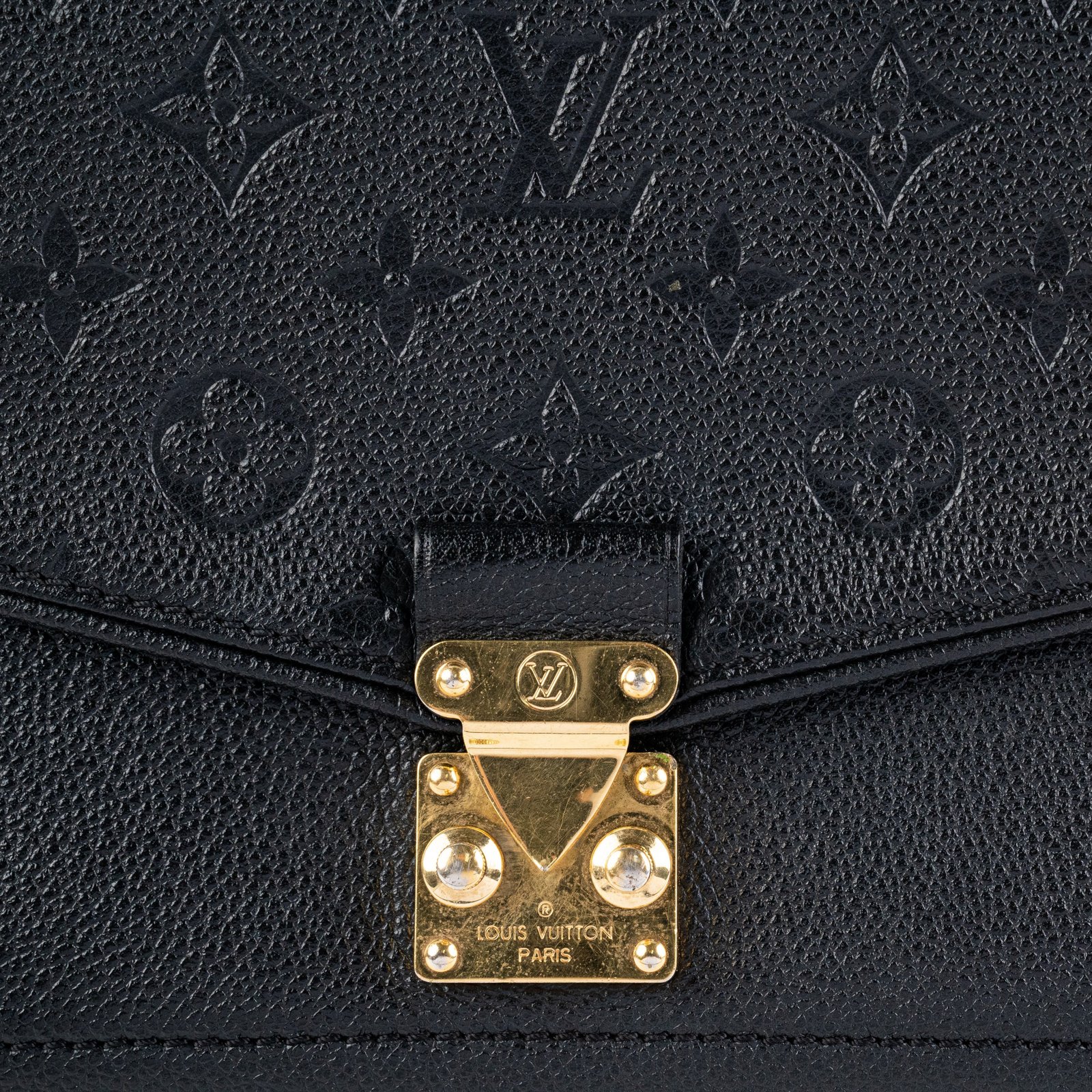 18/7- Louis Vuitton Saint Germain MM Empreinte Black | AlmaBagz - Image 9