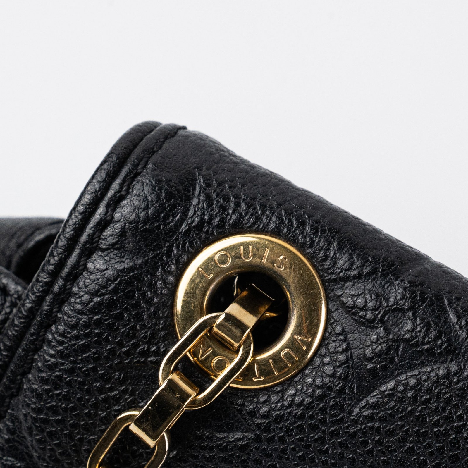 18/7- Louis Vuitton Saint Germain MM Empreinte Black | AlmaBagz - Image 4