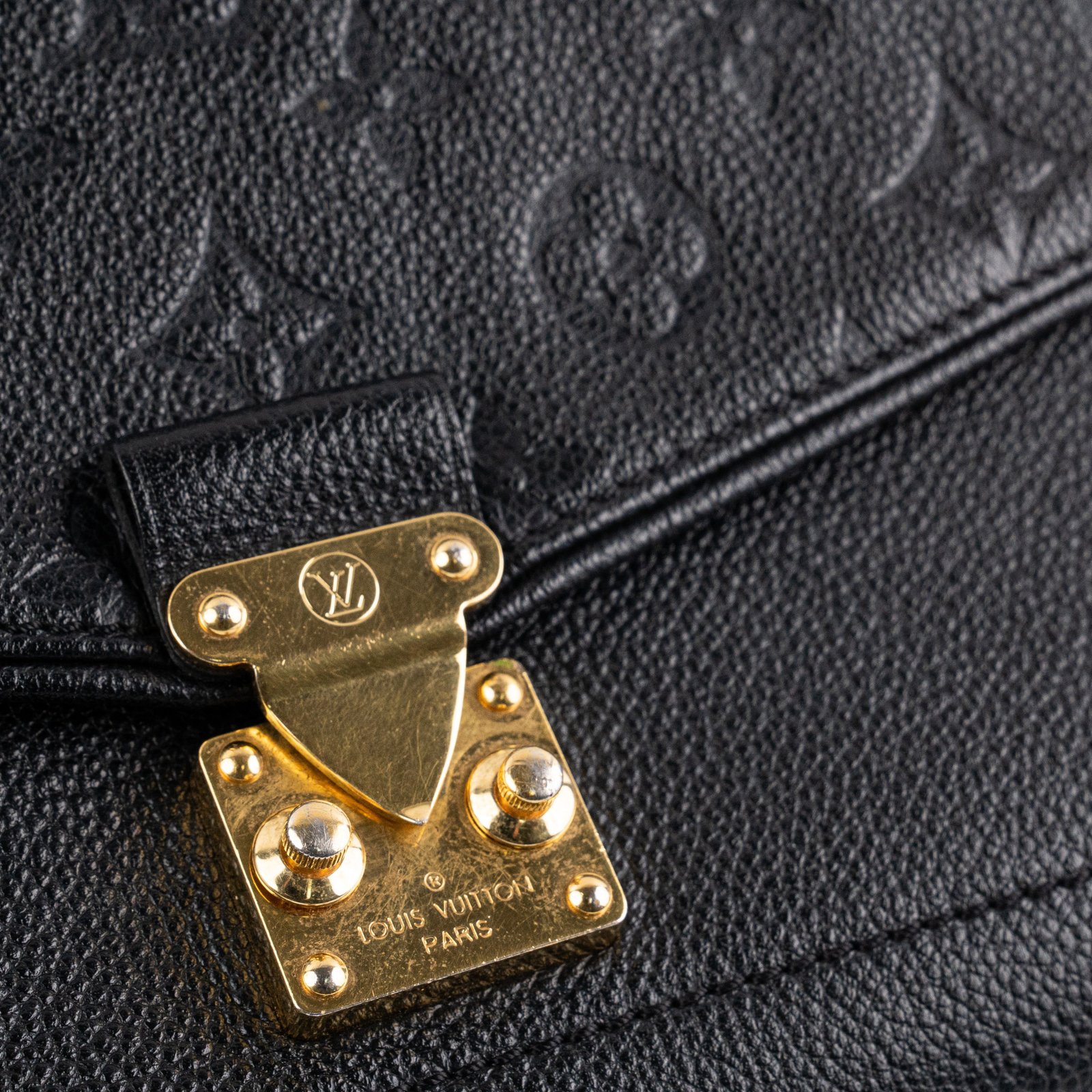18/7- Louis Vuitton Saint Germain MM Empreinte Black | AlmaBagz - Image 8