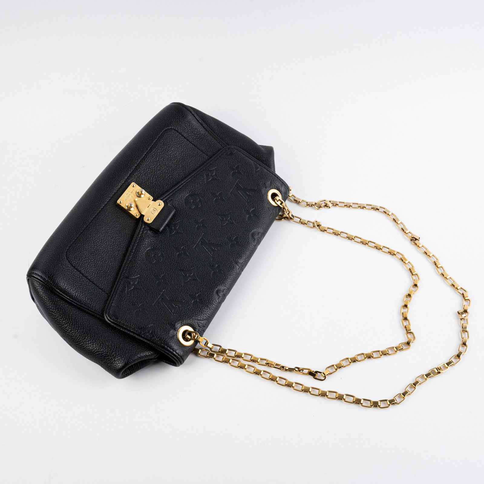 18/7- Louis Vuitton Saint Germain MM Empreinte Black | AlmaBagz - Image 11