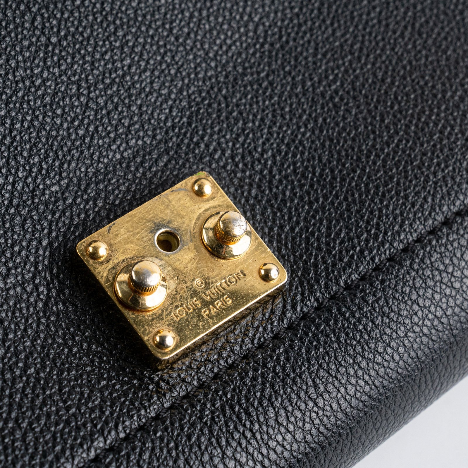 18/7- Louis Vuitton Saint Germain MM Empreinte Black | AlmaBagz - Image 7