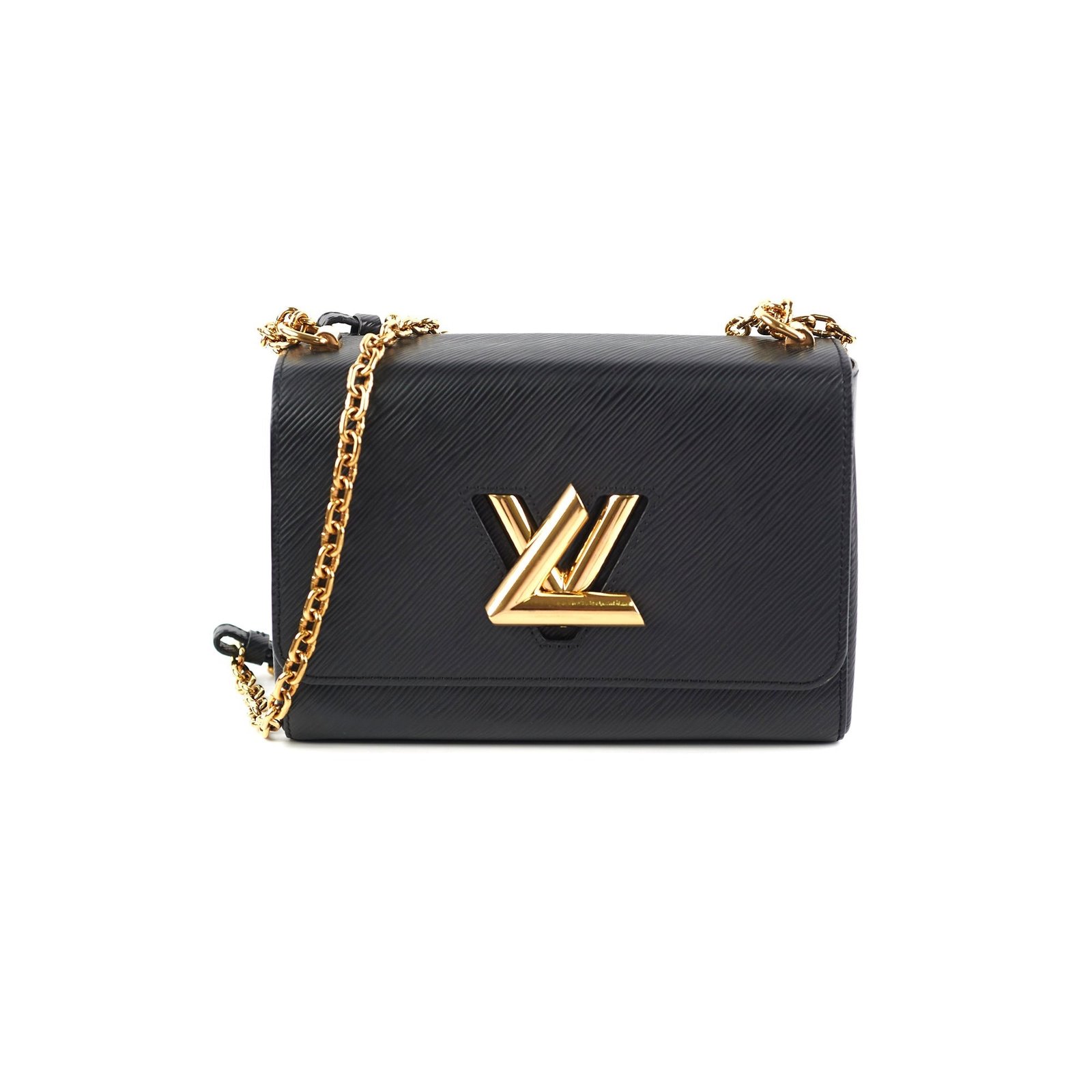 18/7- Louis Vuitton Twist MM Black Bag | AlmaBagz - Image 14