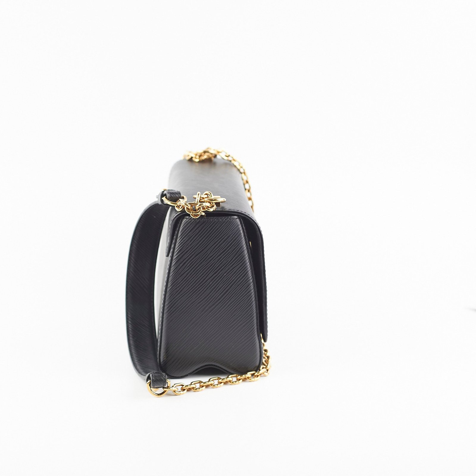 18/7- Louis Vuitton Twist MM Black Bag | AlmaBagz - Image 2