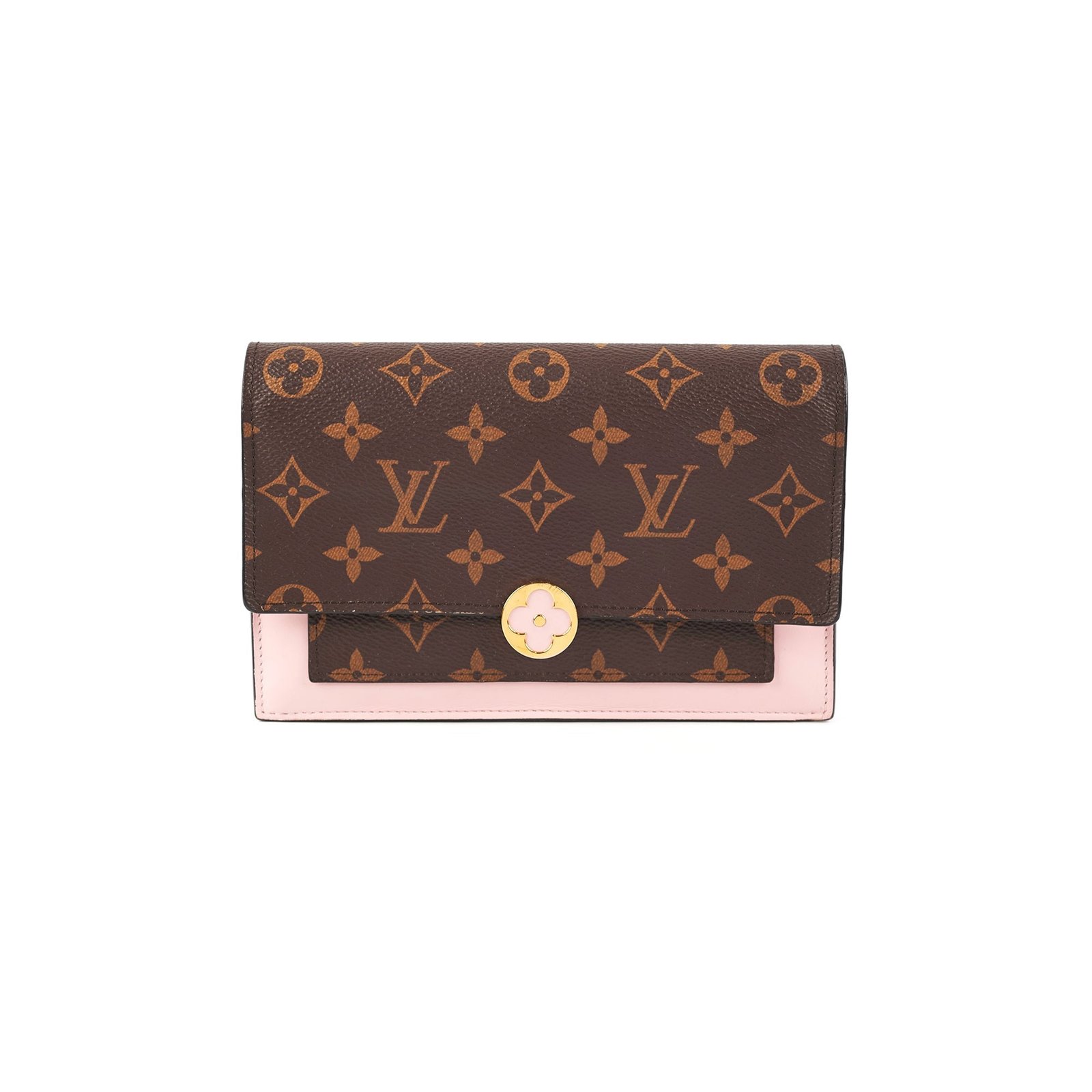 3/7 DOTD- Louis Vuitton Flore Wallet on Chain WOC Monogram/Pink | AlmaBagz - Image 14