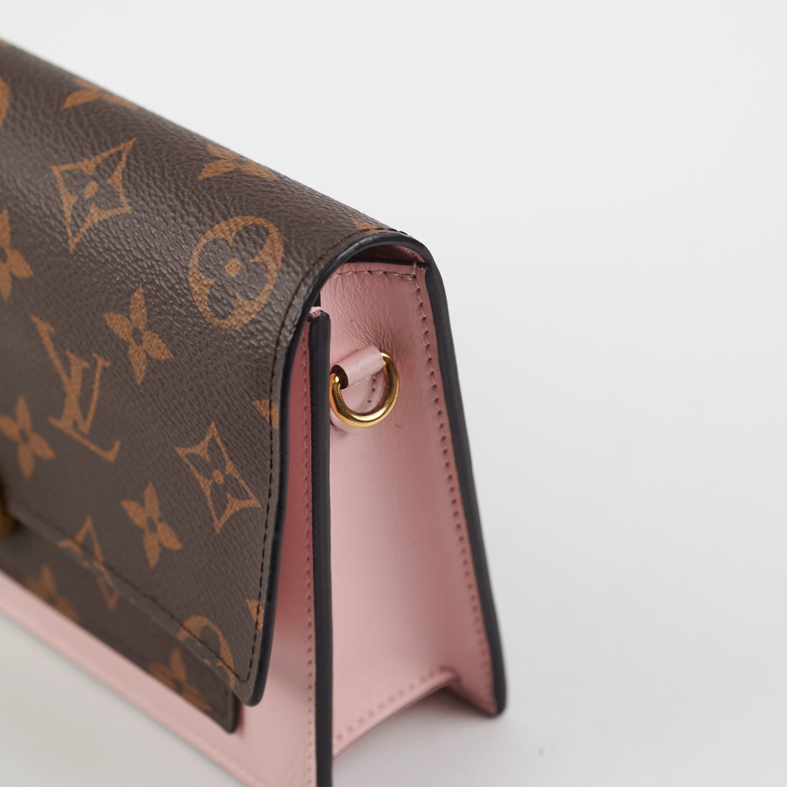 3/7 DOTD- Louis Vuitton Flore Wallet on Chain WOC Monogram/Pink | AlmaBagz - Image 5