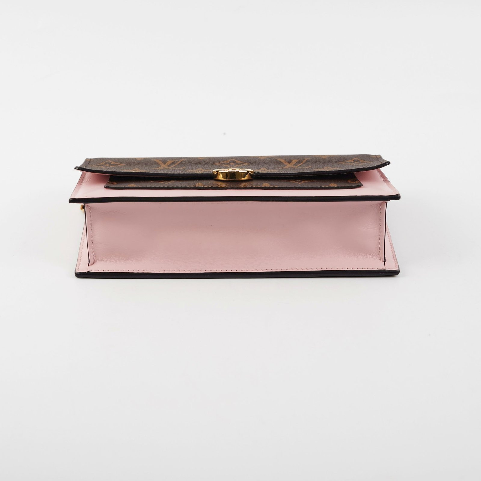 3/7 DOTD- Louis Vuitton Flore Wallet on Chain WOC Monogram/Pink | AlmaBagz - Image 4