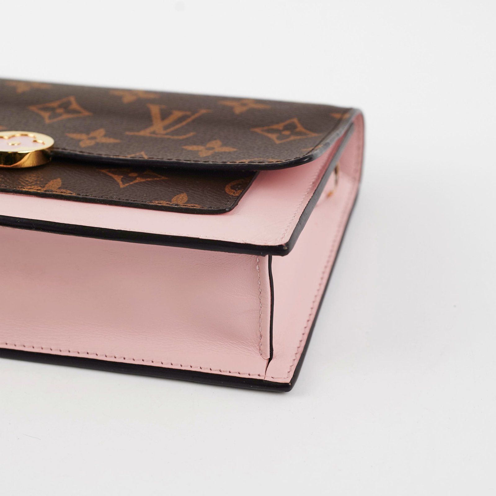 3/7 DOTD- Louis Vuitton Flore Wallet on Chain WOC Monogram/Pink | AlmaBagz - Image 13