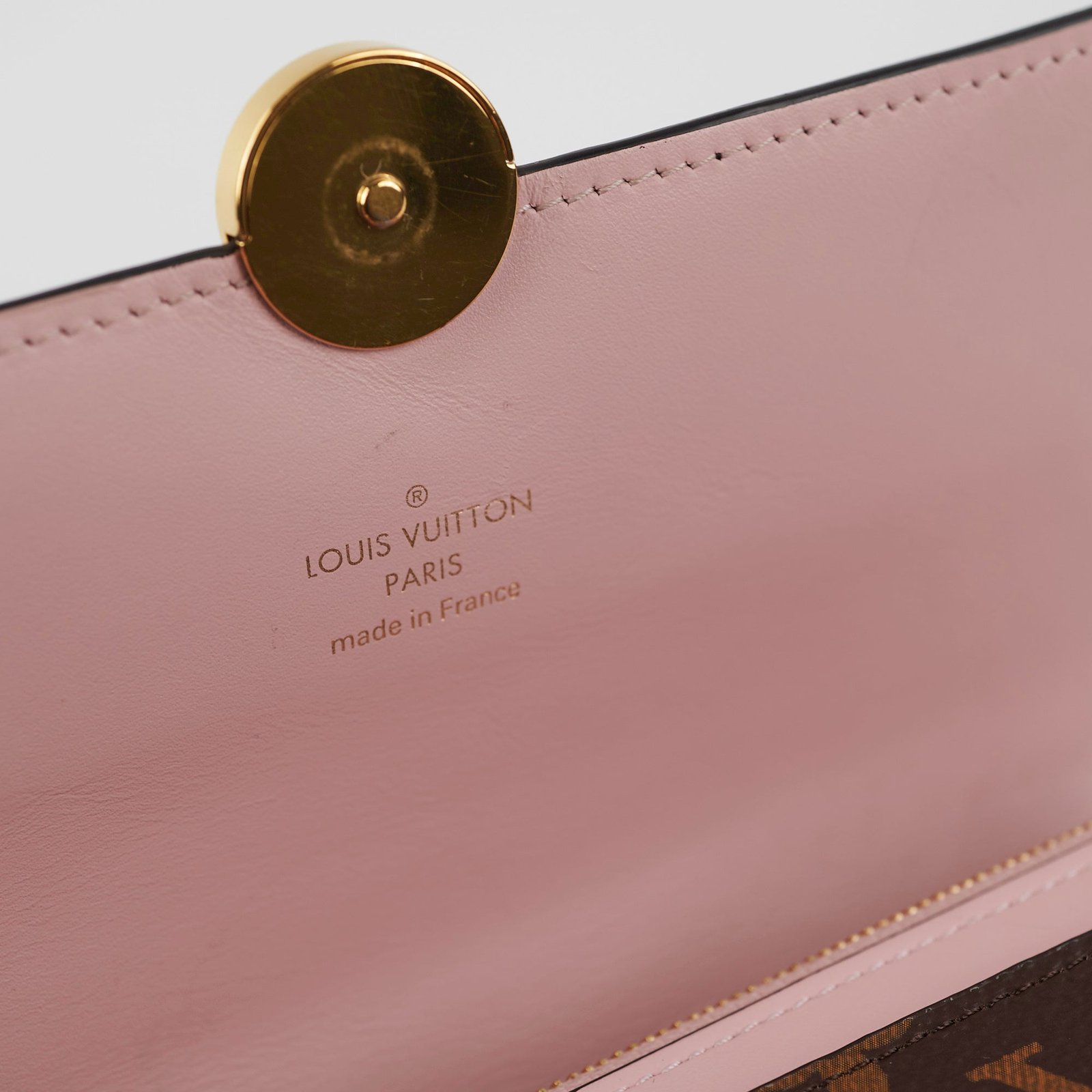 3/7 DOTD- Louis Vuitton Flore Wallet on Chain WOC Monogram/Pink | AlmaBagz - Image 8