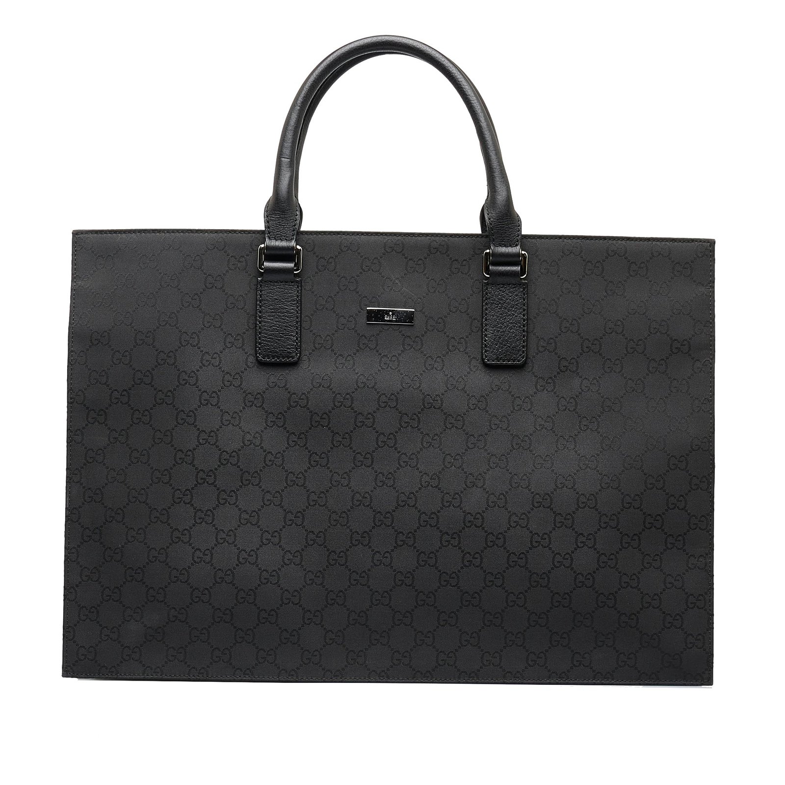 Black Gucci GG Nylon Tote | AlmaBagz - Image 12