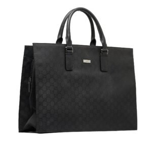 Black Gucci GG Nylon Tote | AlmaBagz