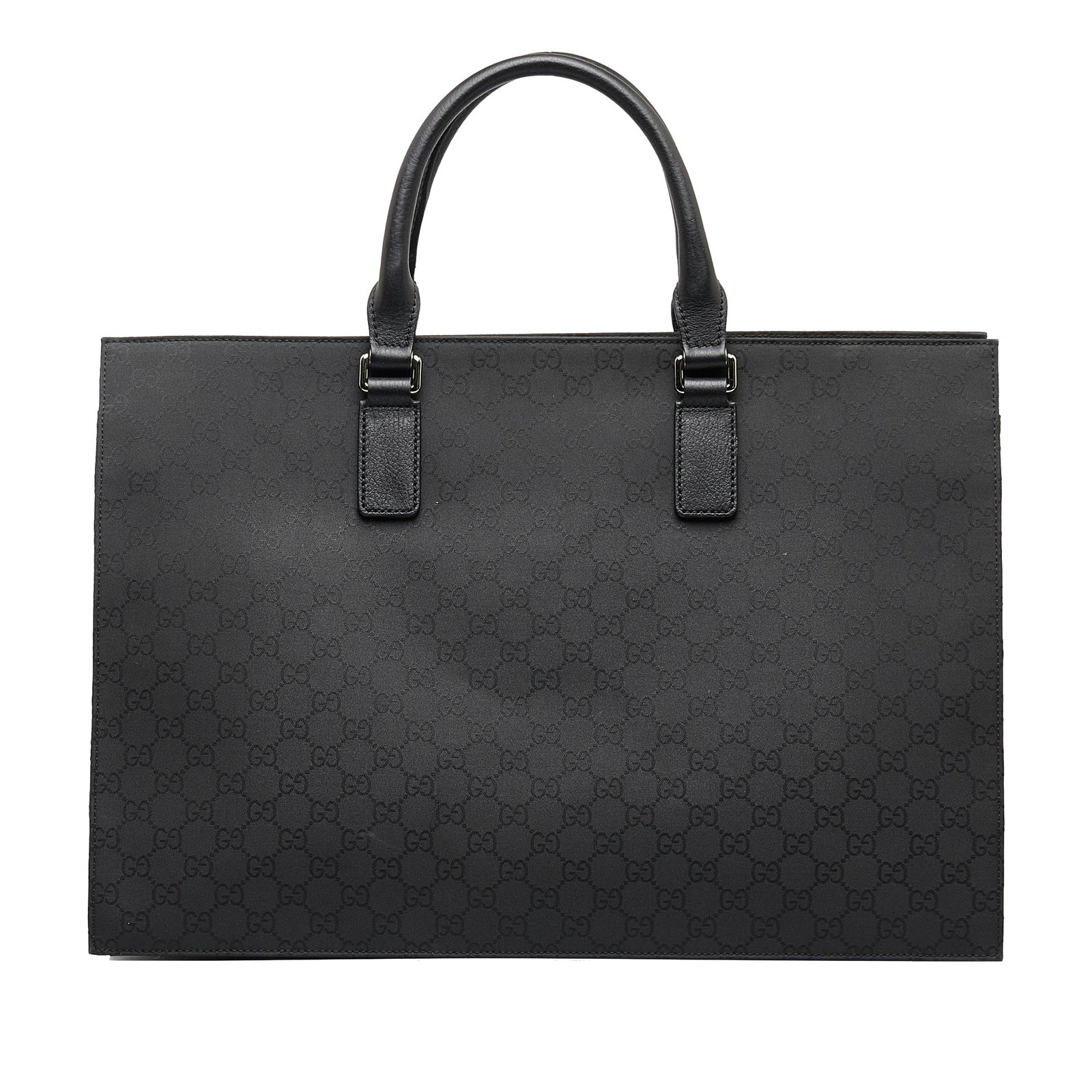 Black Gucci GG Nylon Tote | AlmaBagz - Image 2