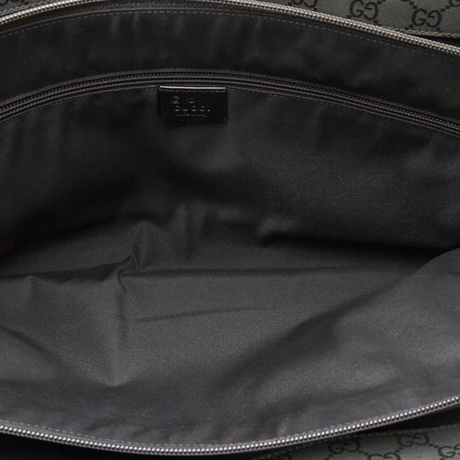 Black Gucci GG Nylon Tote | AlmaBagz - Image 4