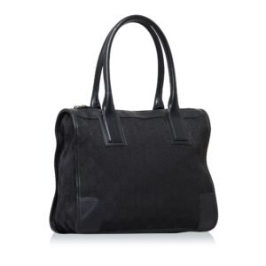 Black Gucci GG Canvas Tote | AlmaBagz