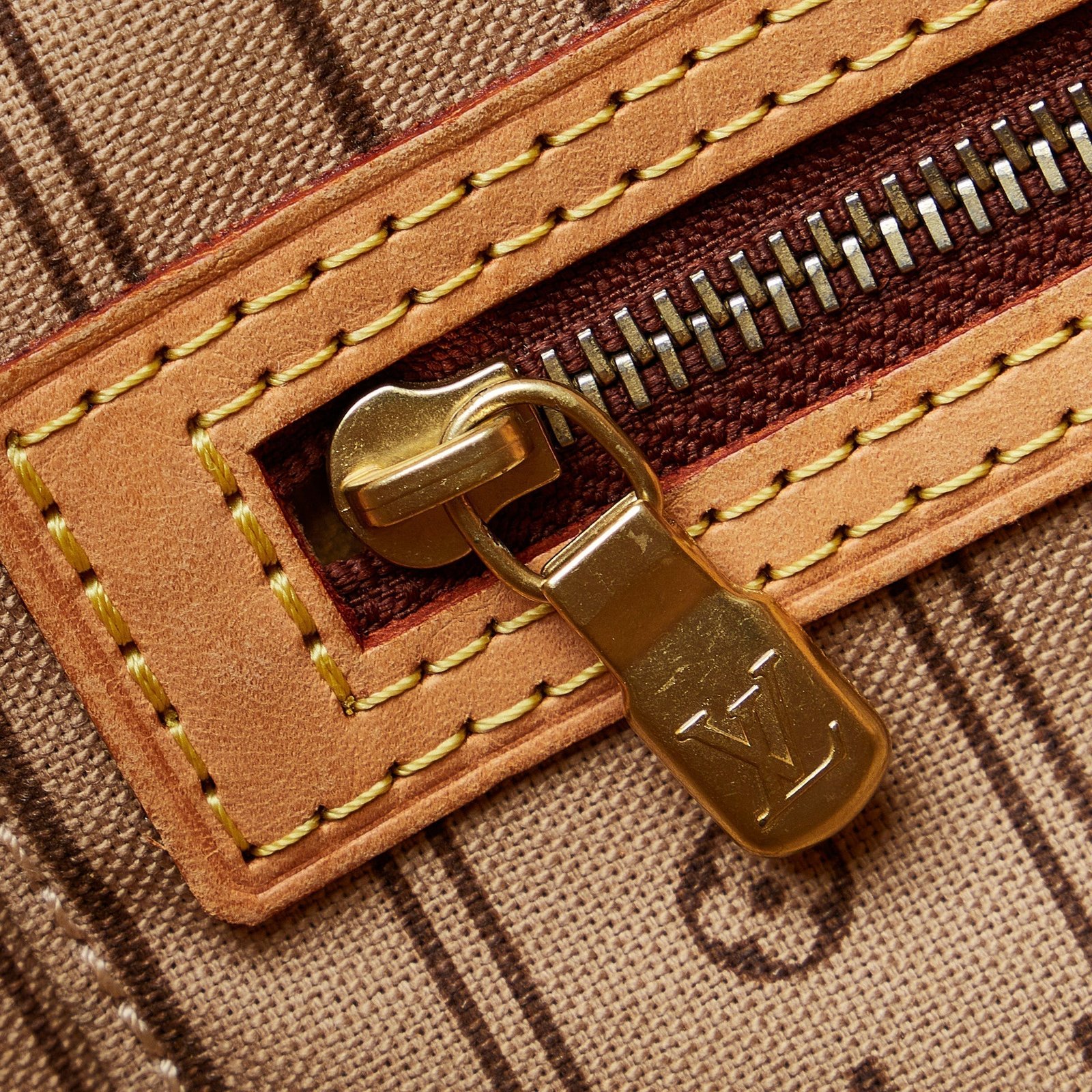 Brown Louis Vuitton Monogram Neverfull PM Tote Bag | AlmaBagz - Image 9